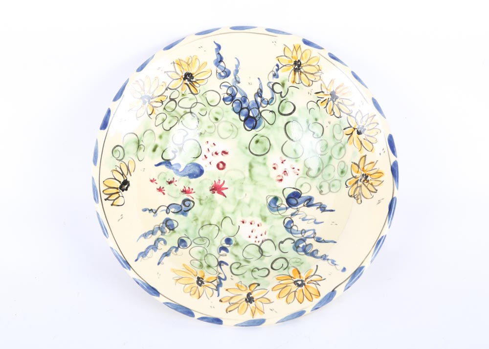 Hand Painted Hand Thrown Stoneware Bowls Featuring Le Souk