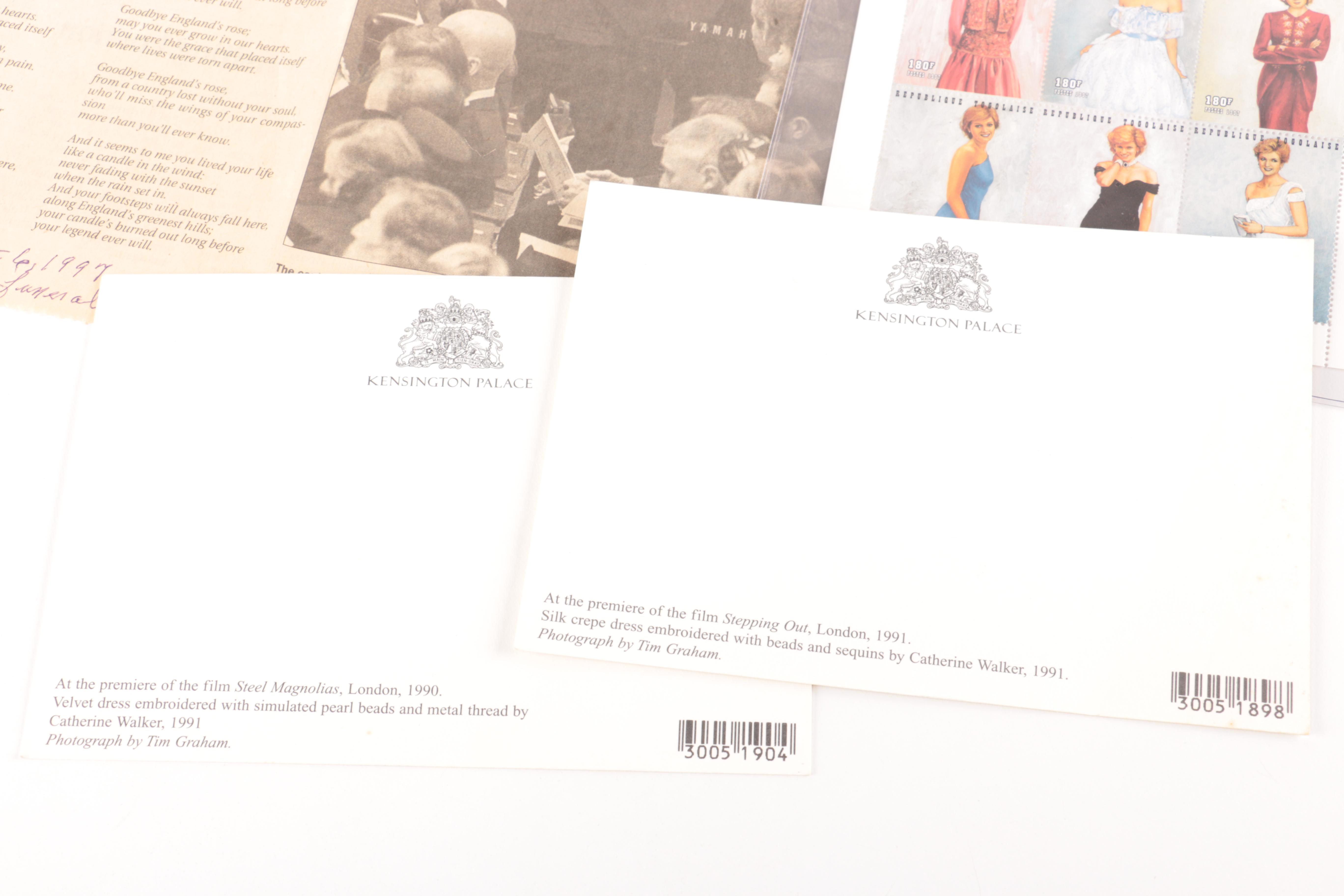 Royal Worcester Princess Diana Collectible Marriage and Plates and Clippings