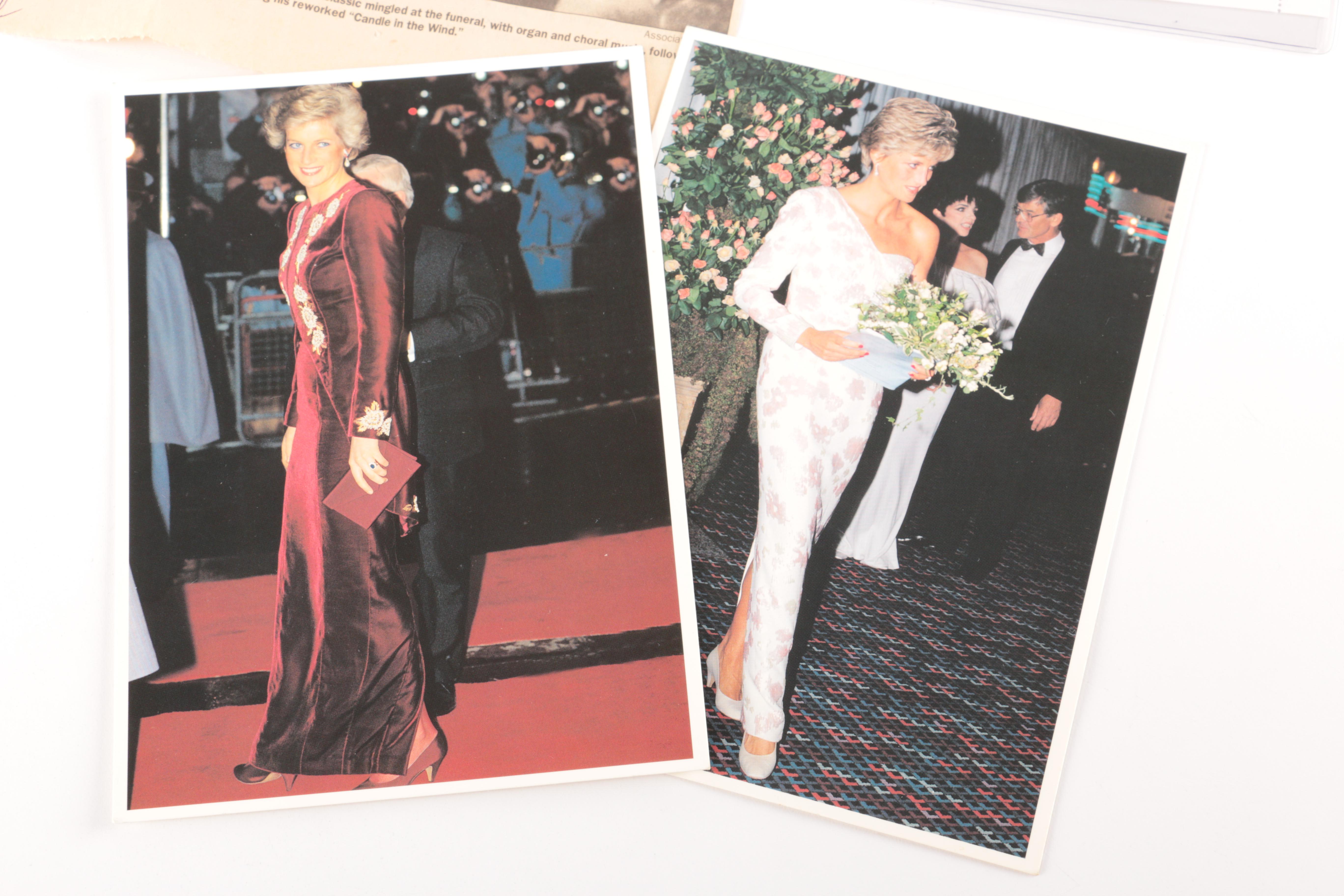 Royal Worcester Princess Diana Collectible Marriage and Plates and Clippings