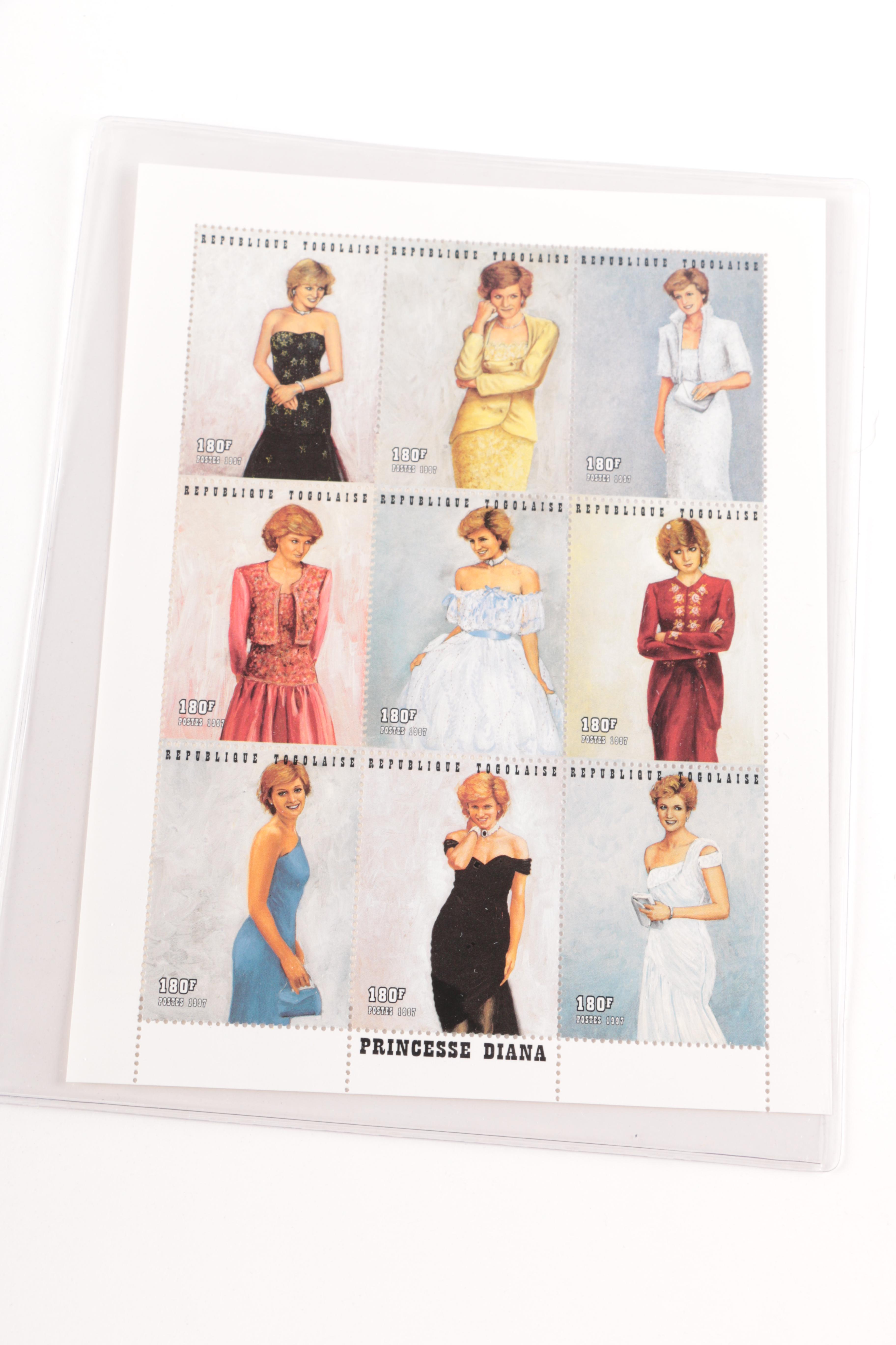 Royal Worcester Princess Diana Collectible Marriage and Plates and Clippings