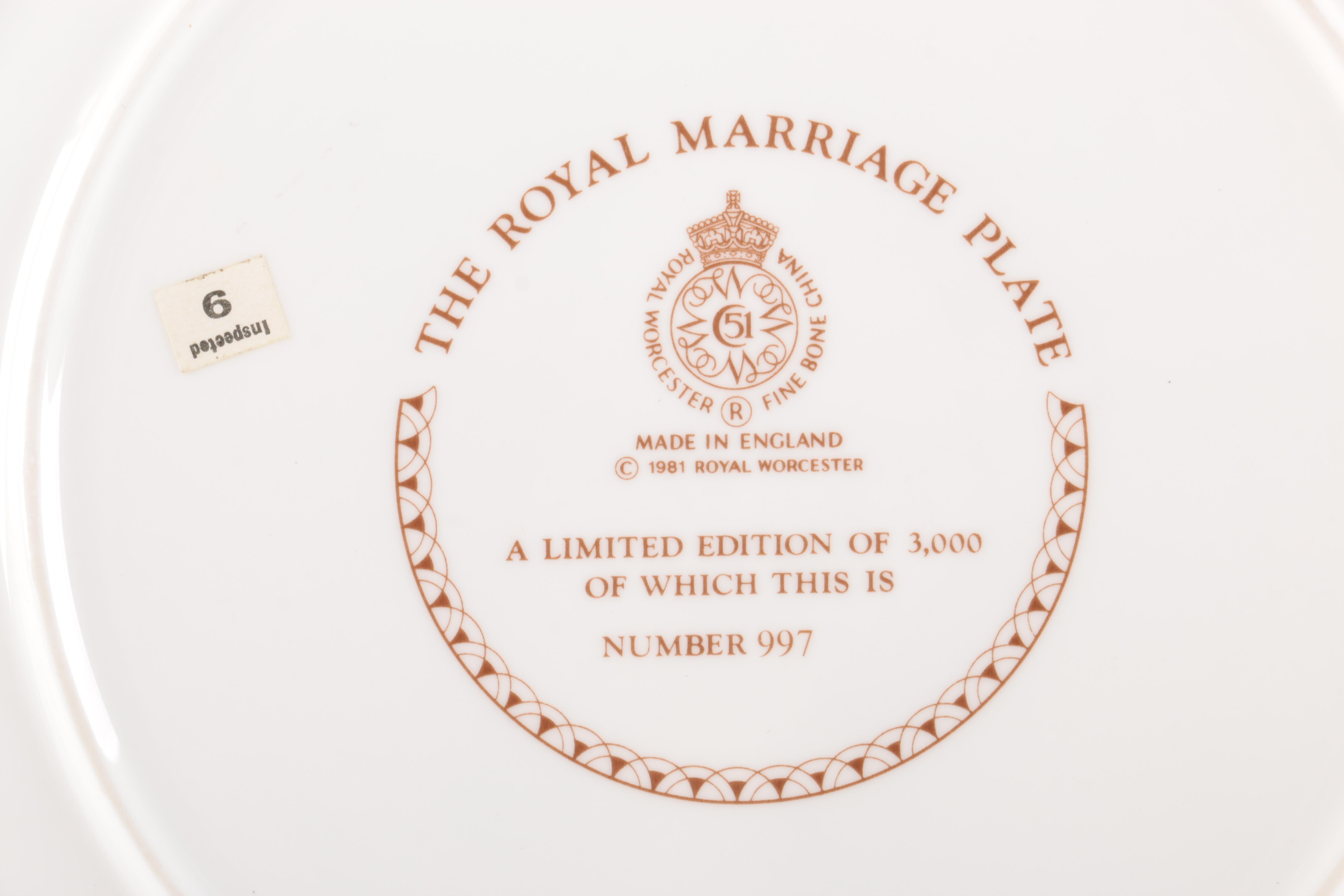 Royal Worcester Princess Diana Collectible Marriage and Plates and Clippings