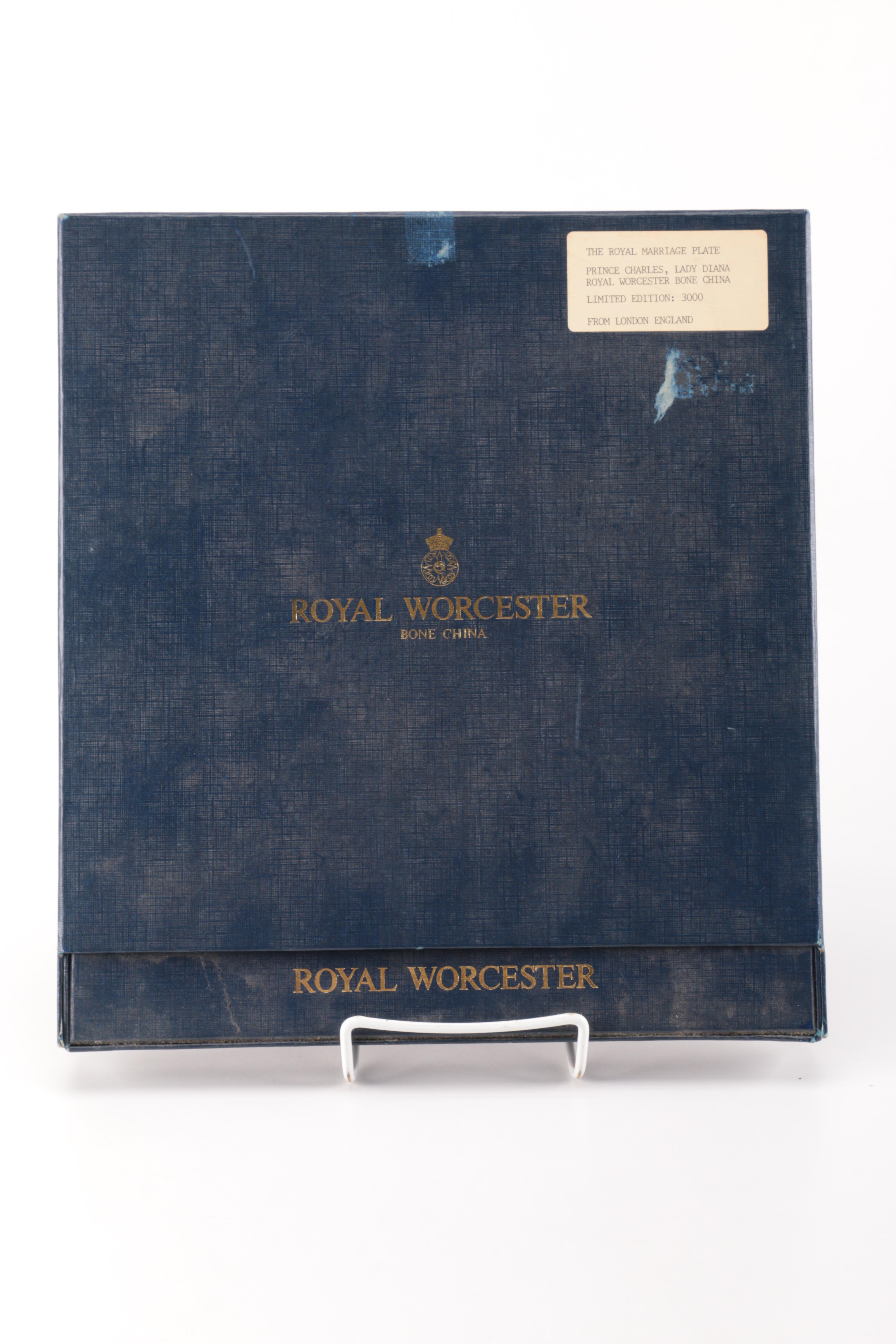 Royal Worcester Princess Diana Collectible Marriage and Plates and Clippings