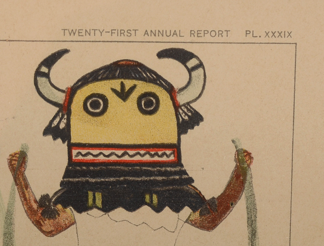 1904 Chromolithograph from Bureau of American Ethnology's Annual Report