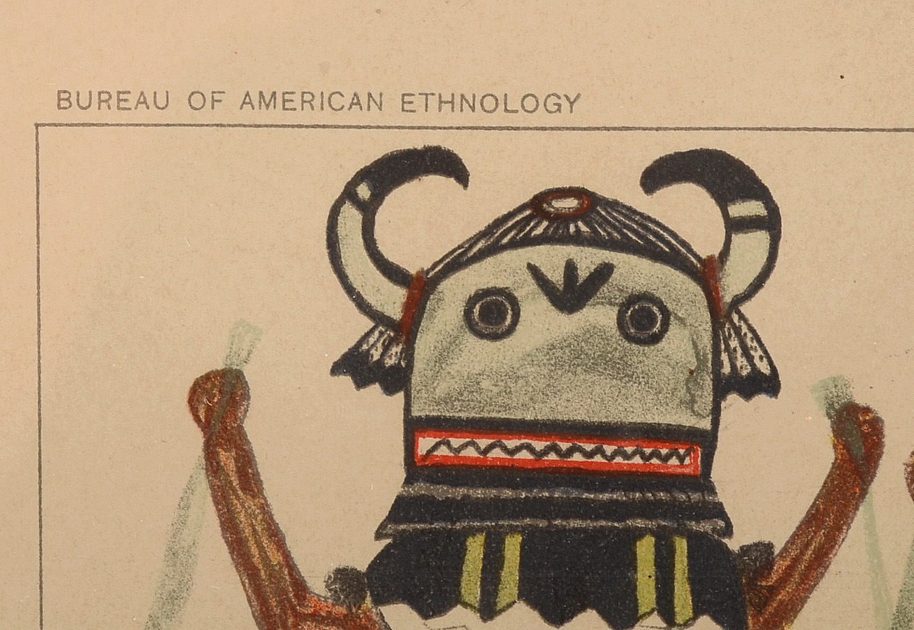 1904 Chromolithograph from Bureau of American Ethnology's Annual Report