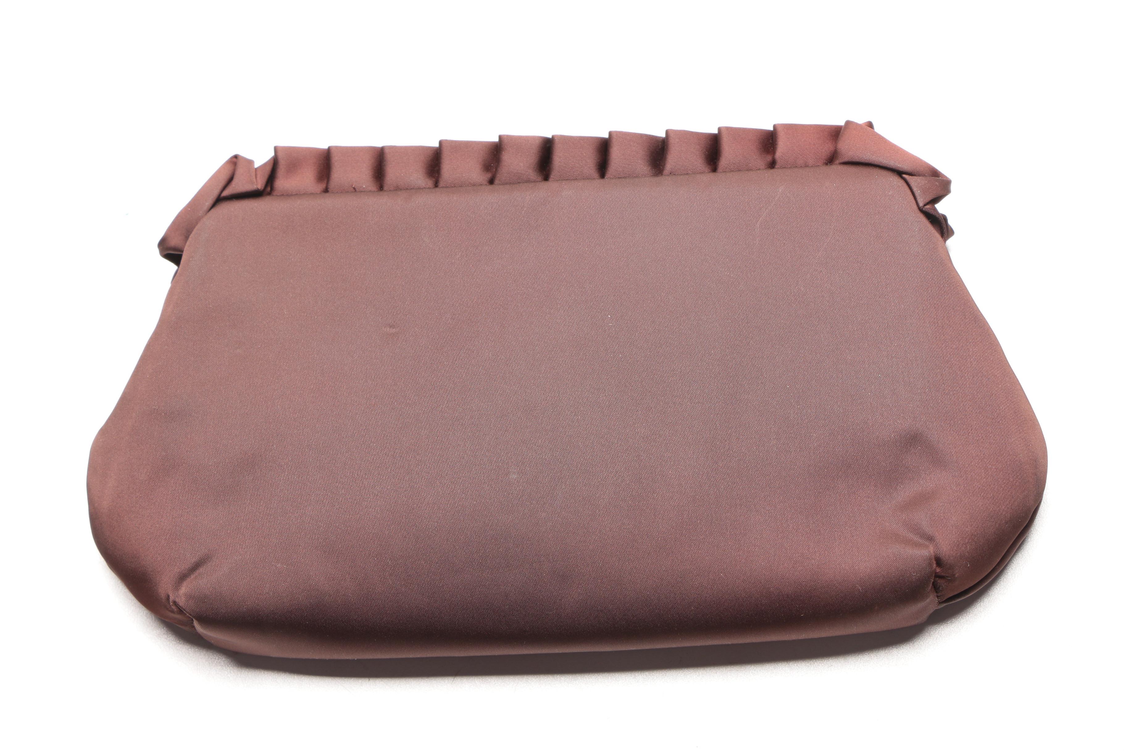 Assortment of Handbags Including Split Calfskin Leather Bag