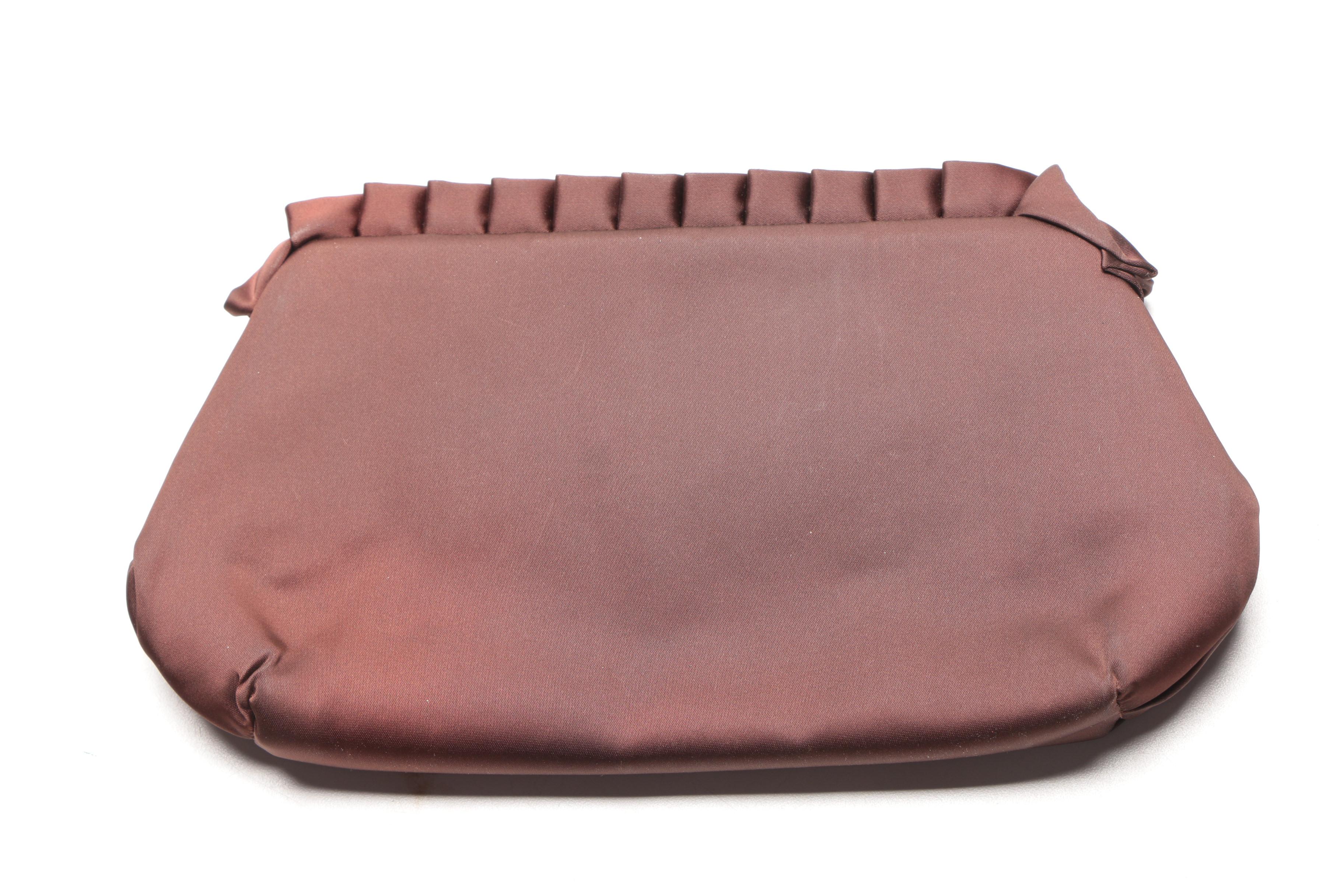 Assortment of Handbags Including Split Calfskin Leather Bag