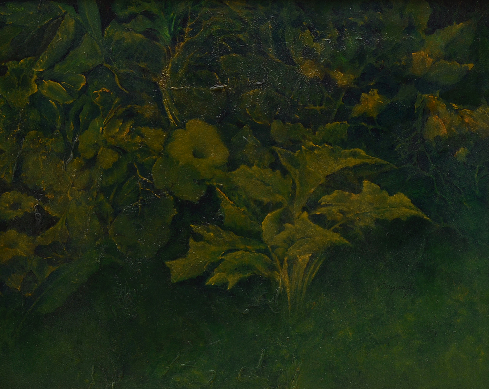 Beatrice Owyang Original Acrylic on Canvas "On the Edge of Growth"