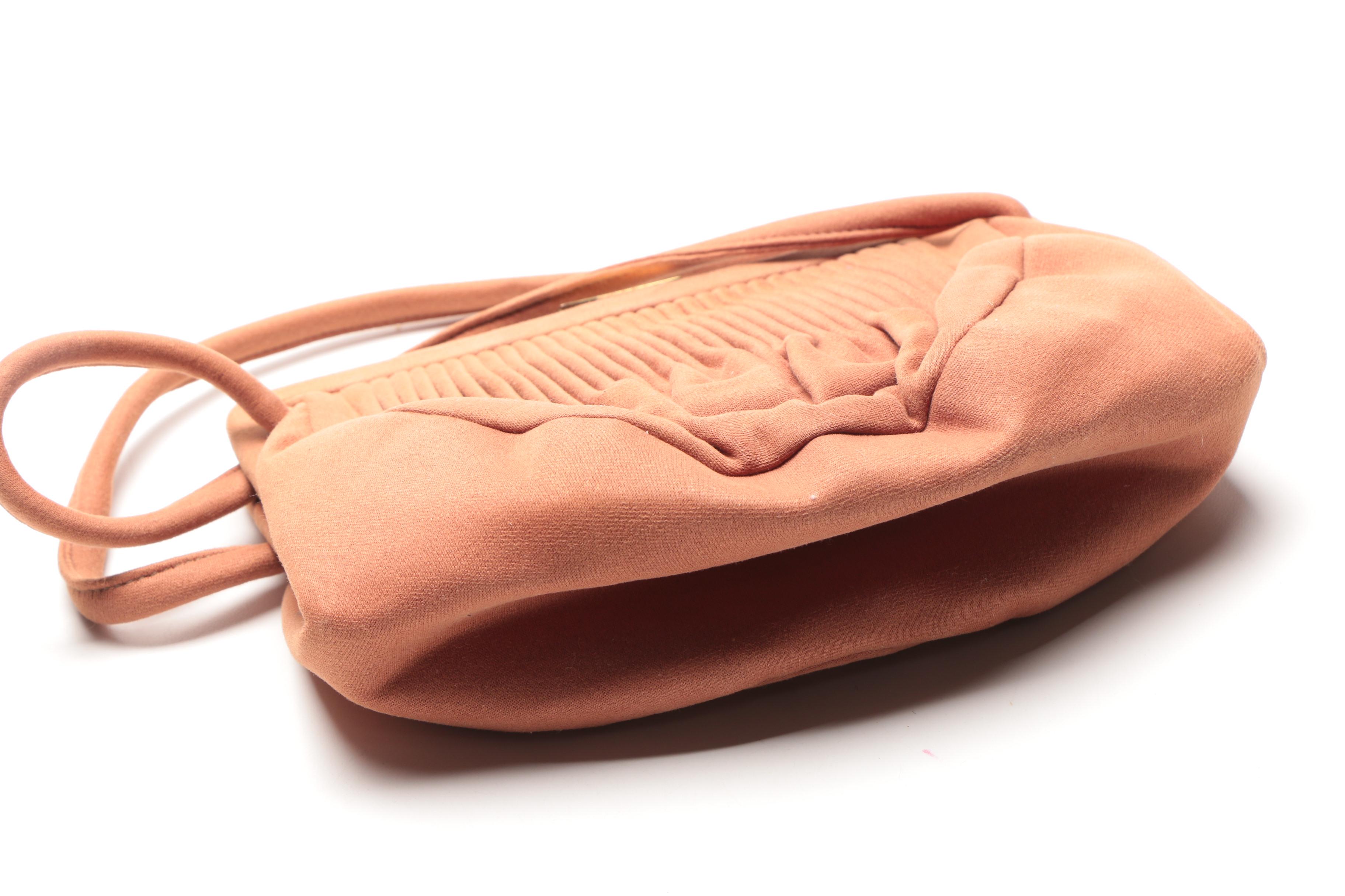 Assortment of Handbags Including Split Calfskin Leather Bag
