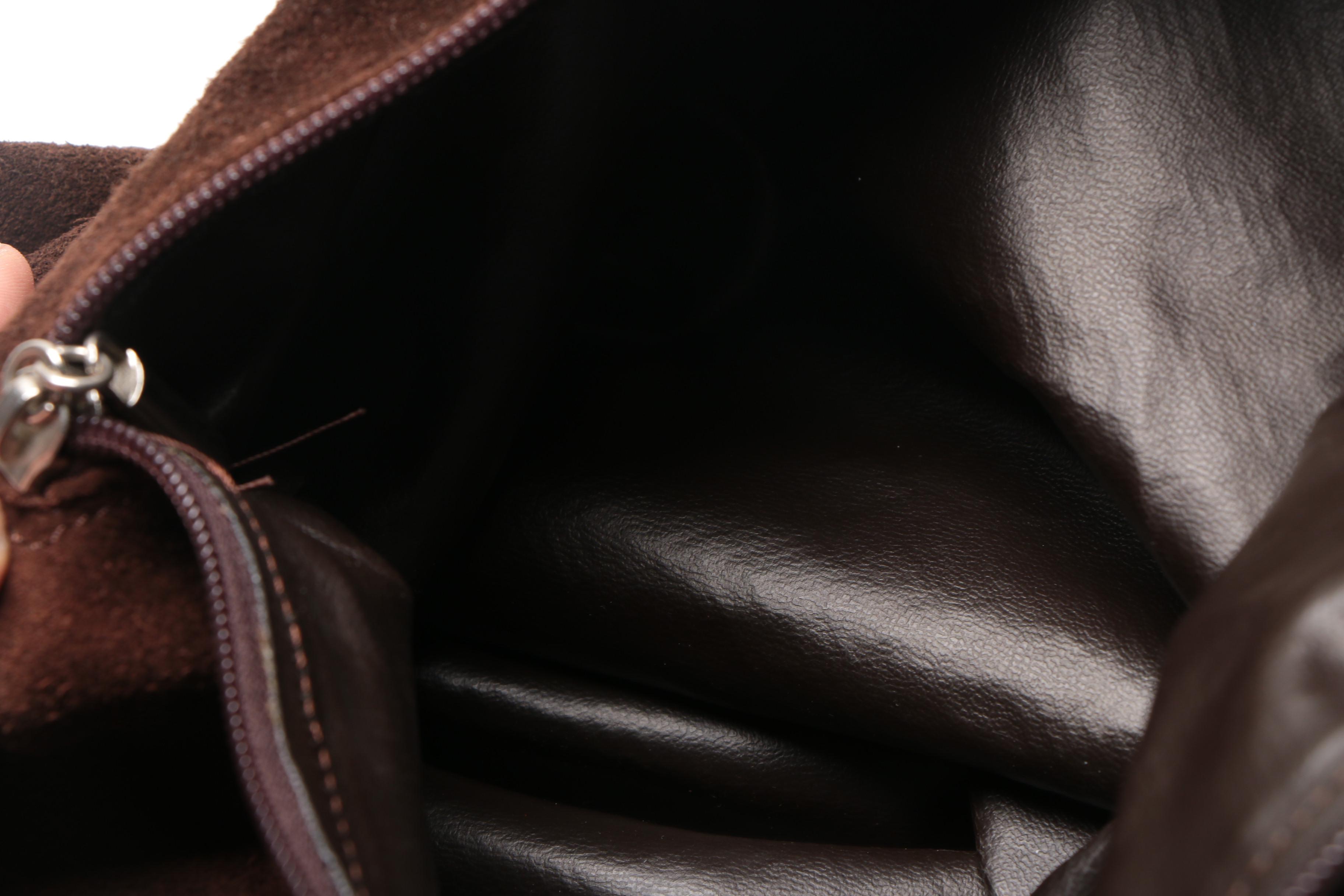 Assortment of Handbags Including Split Calfskin Leather Bag