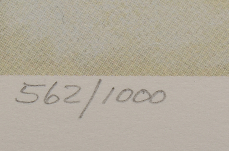 John Ruthven Signed Limited Edition Offset Lithograph "White-tailed Deer"