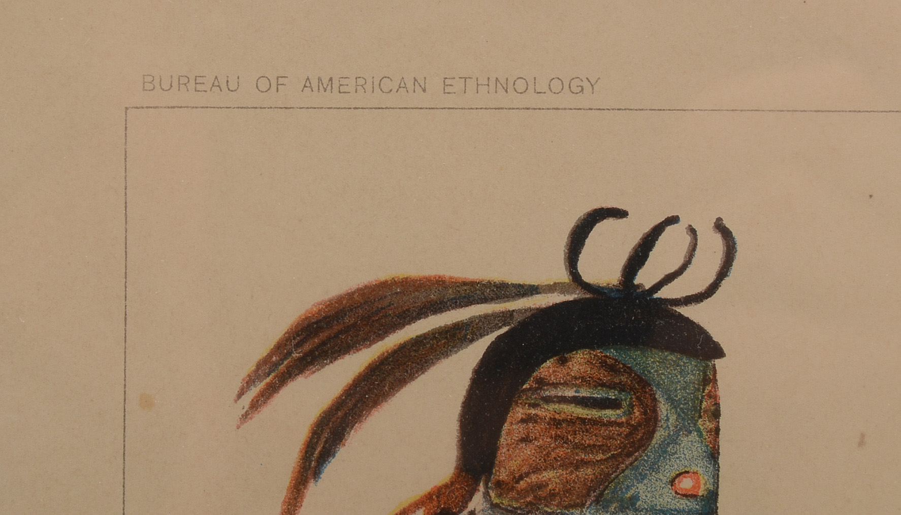 1904 Chromolithograph from Bureau of American Ethnology's Annual Report