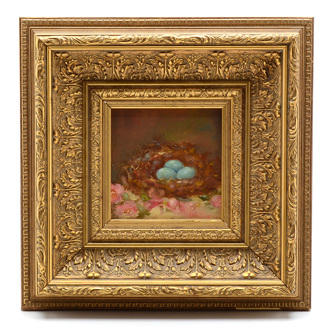 Sue Helbling Original 2009 Oil on Canvas "Apple Blossom Time"