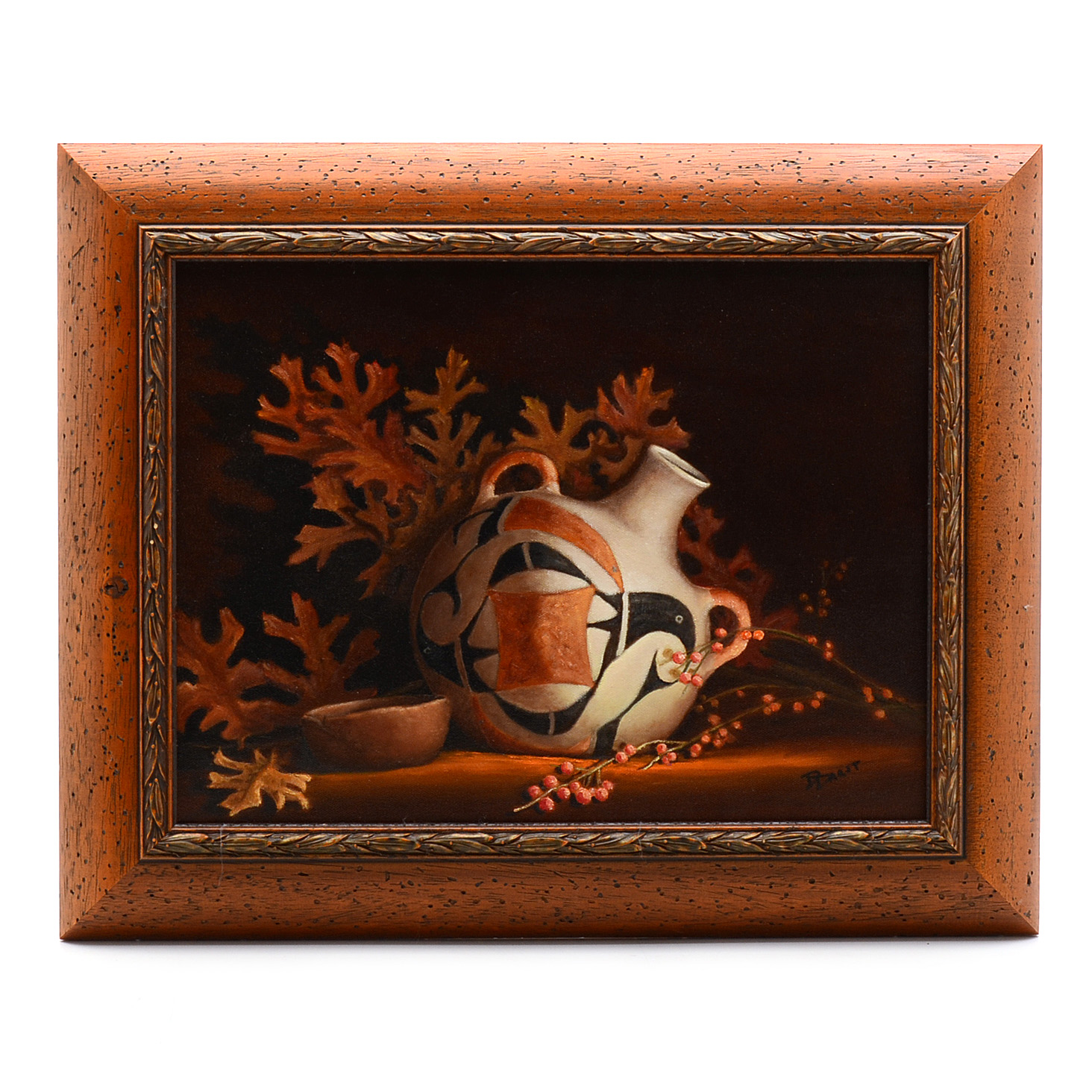 D. Darst Original Contemporary Oil Still Life on Canvas