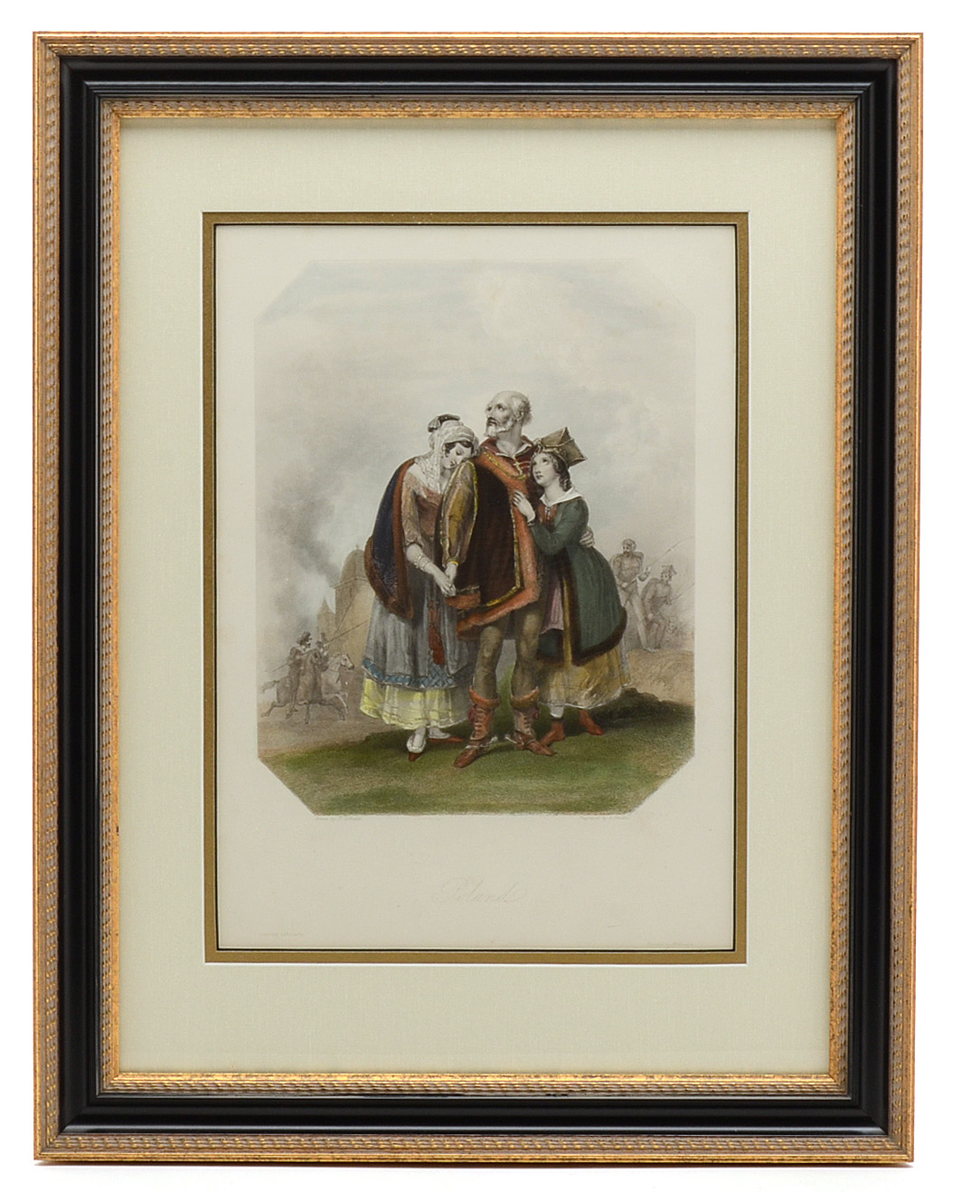 Eight 19th-Century Hand-Colored Steel Plate Engravings for 1837 Edition of "Finden's Tableaux"