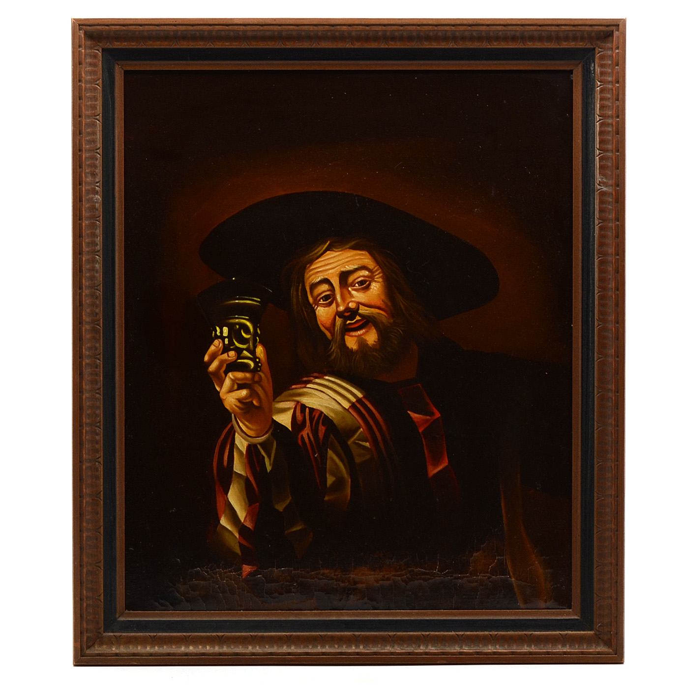 J. Lubbers Original Oil Portrait on Canvas