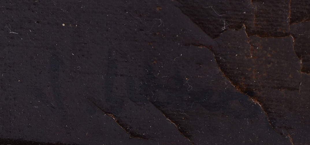 J. Lubbers Original Oil Portrait on Canvas