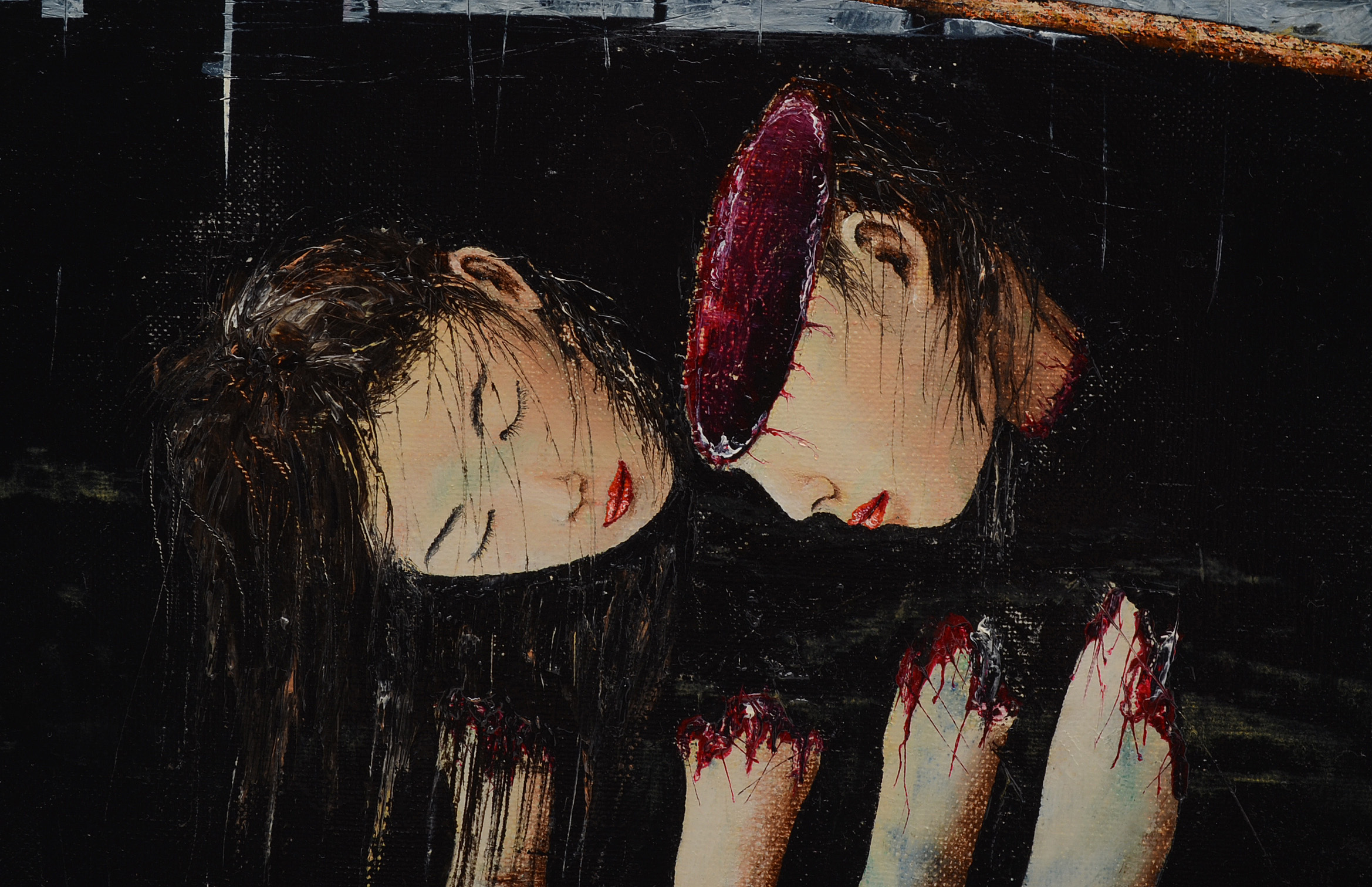 TKL Kizimecca Original 2001 Oil on Canvas "Neoteny in Spirit #4"