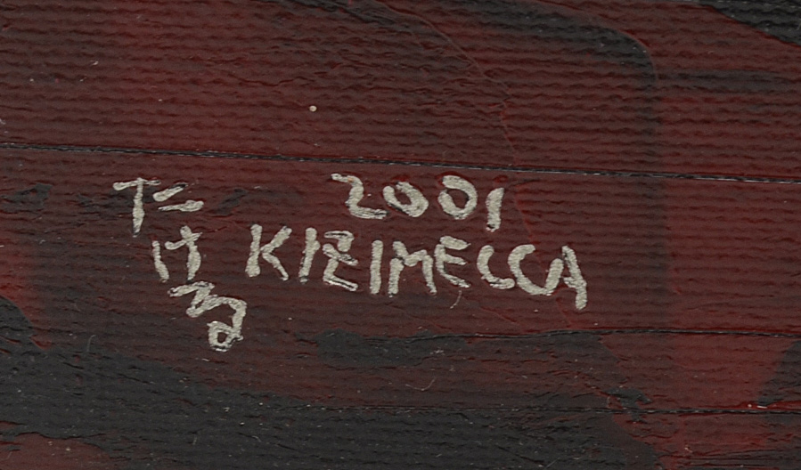 TKL Kizimecca Original 2001 Oil on Canvas "Neoteny in Spirit #4"