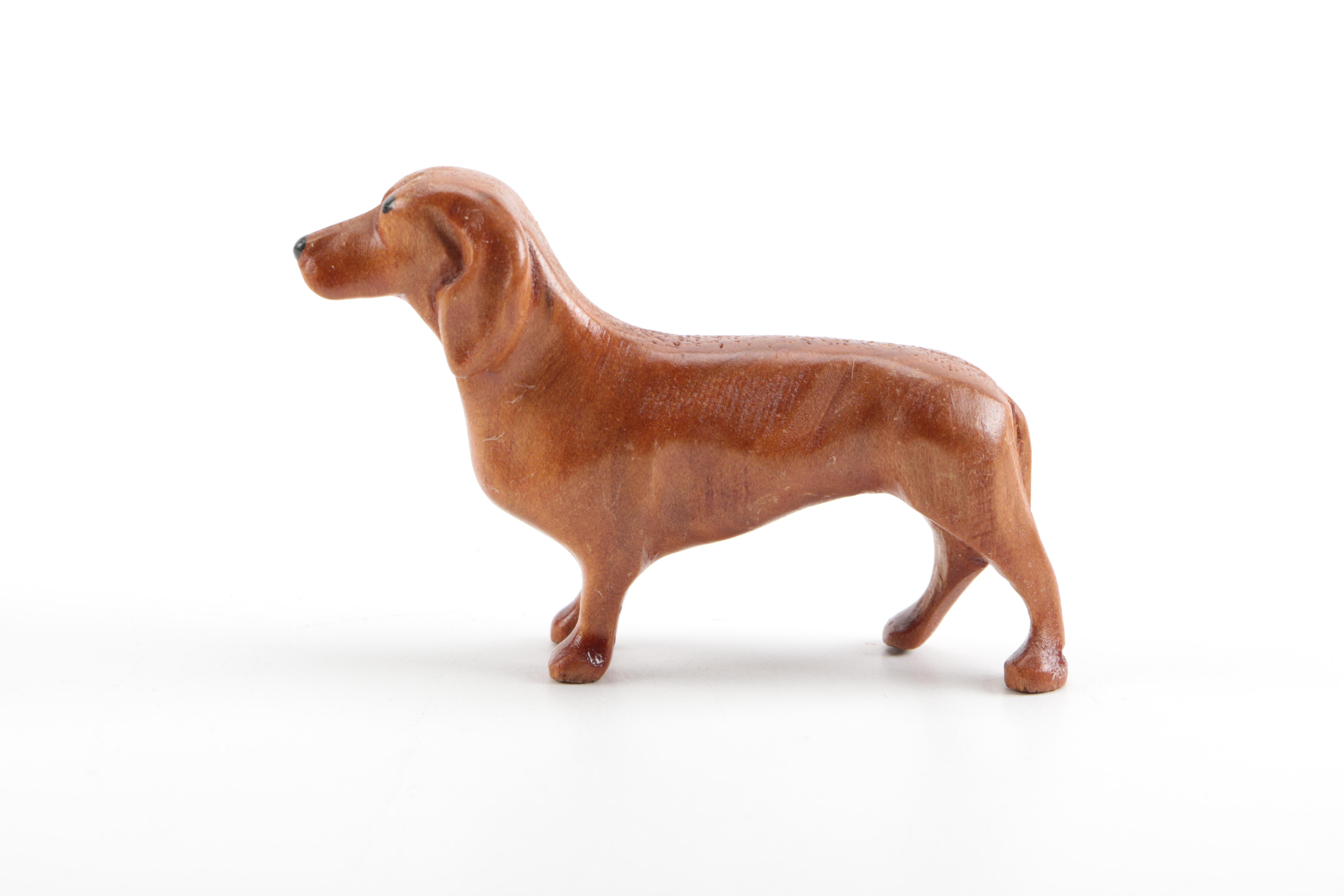 Hand Carved Wooden Dogs European