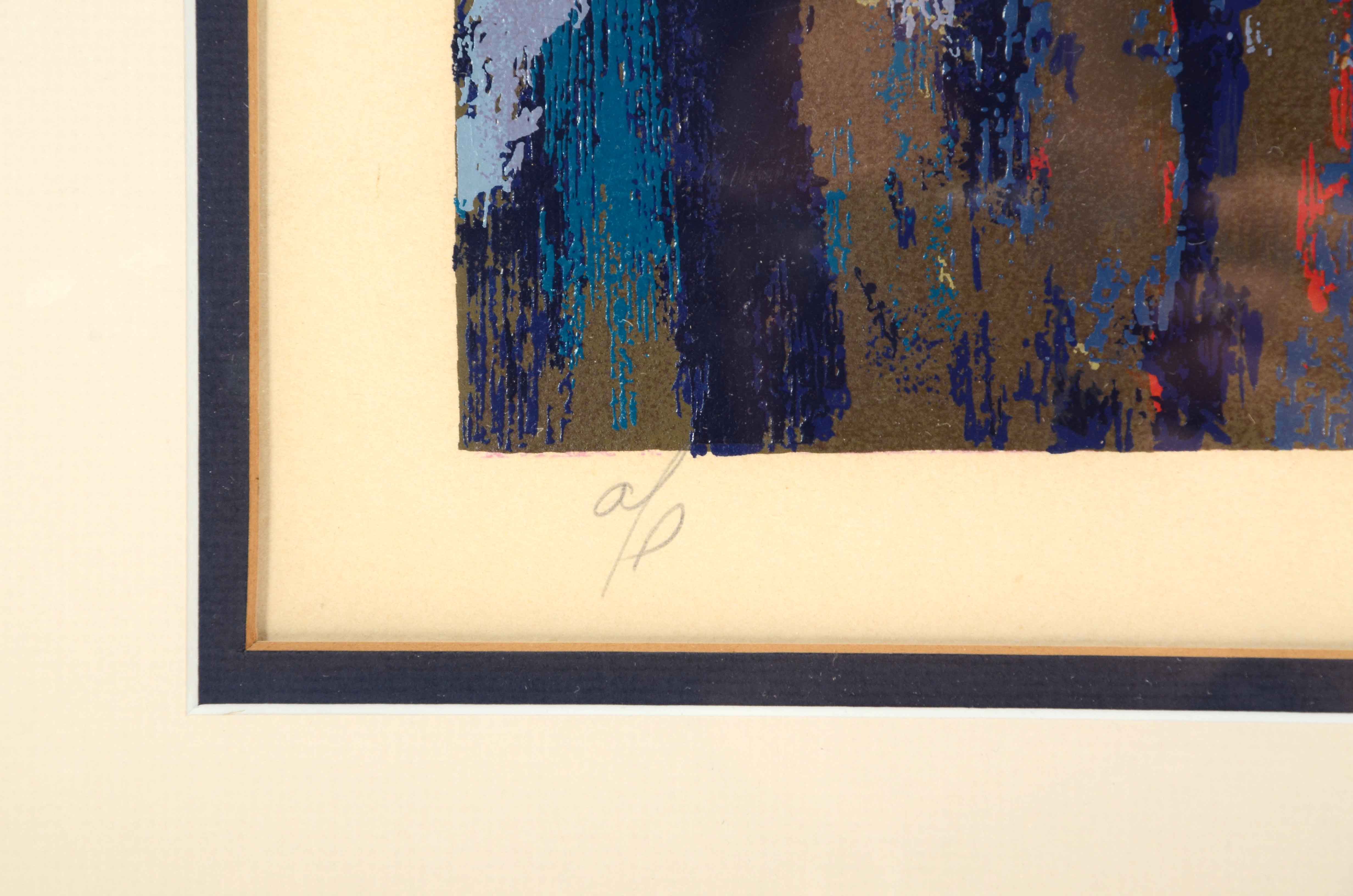 Nicola Simbari Signed Artist's Proof Serigraph "L'Escalier"