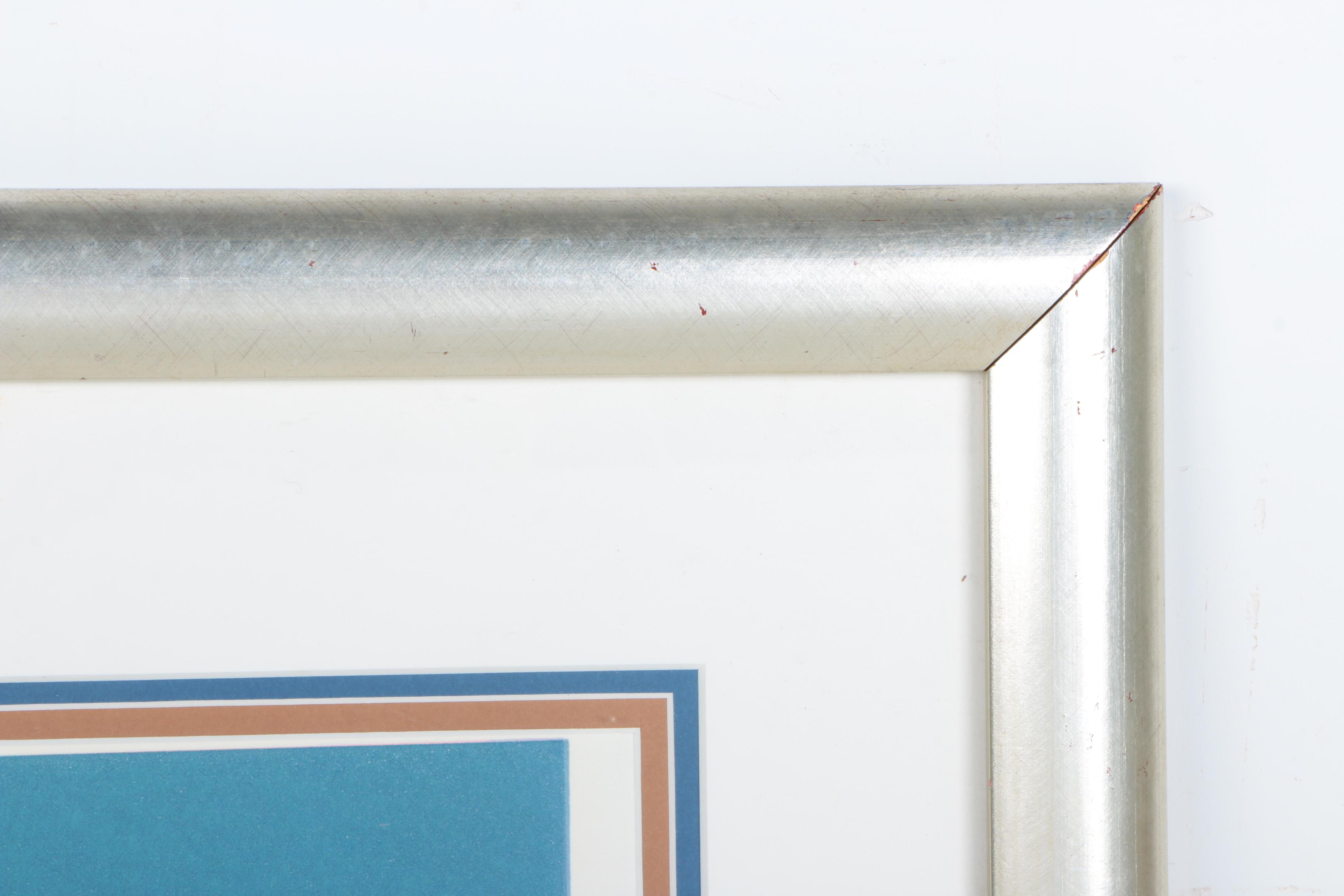 Doug Webb Limited Edition Lithograph on Paper "Reconstruction"