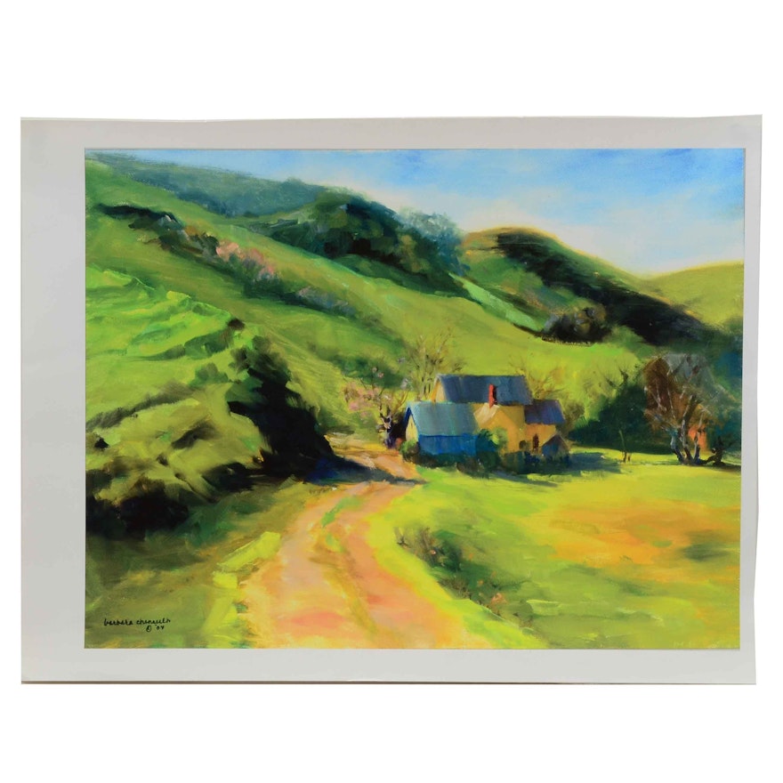 Giclee on Paper After Barbara Chenault Landscape