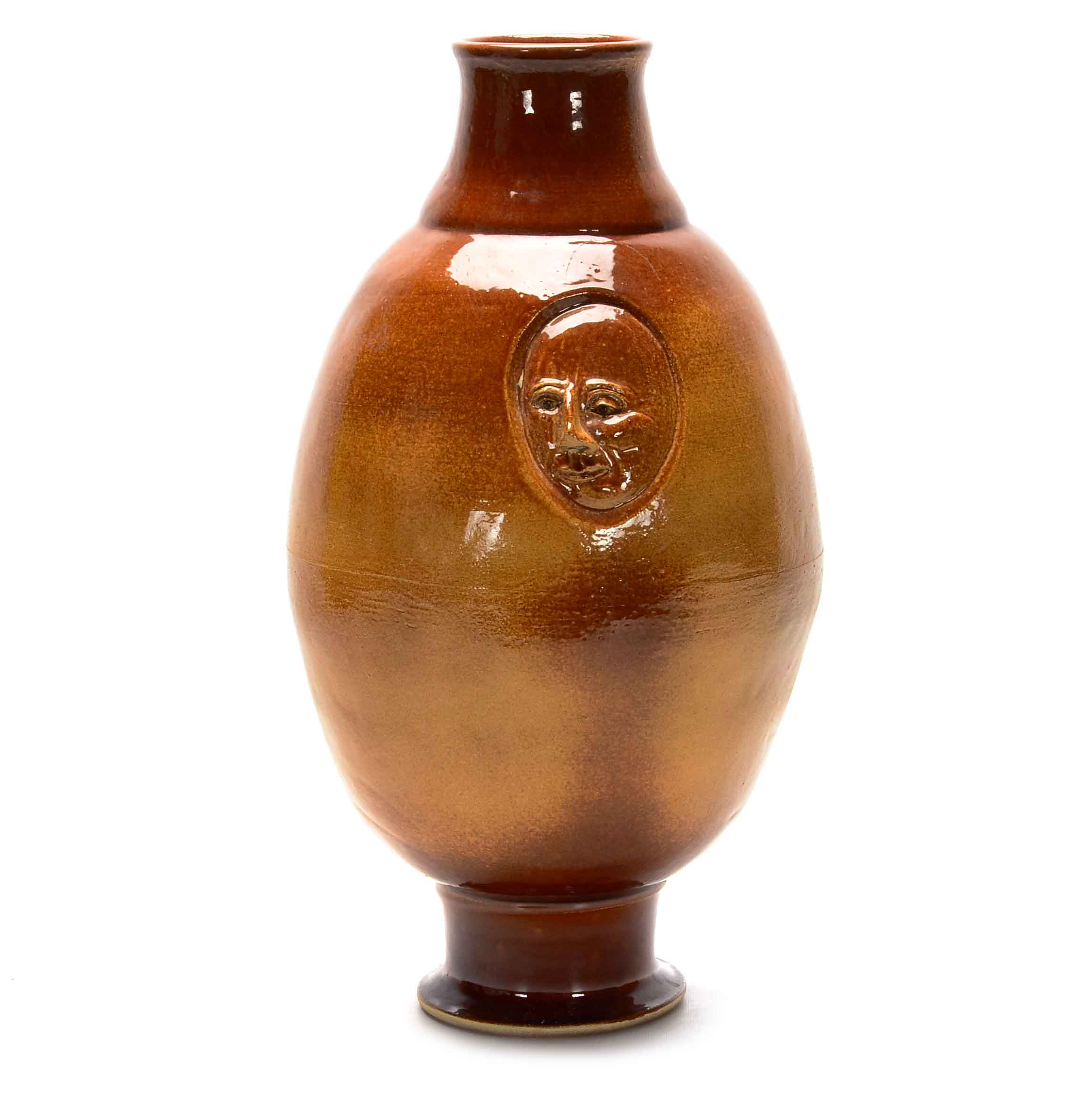 Signed Hand Thrown Art Pottery Vessel