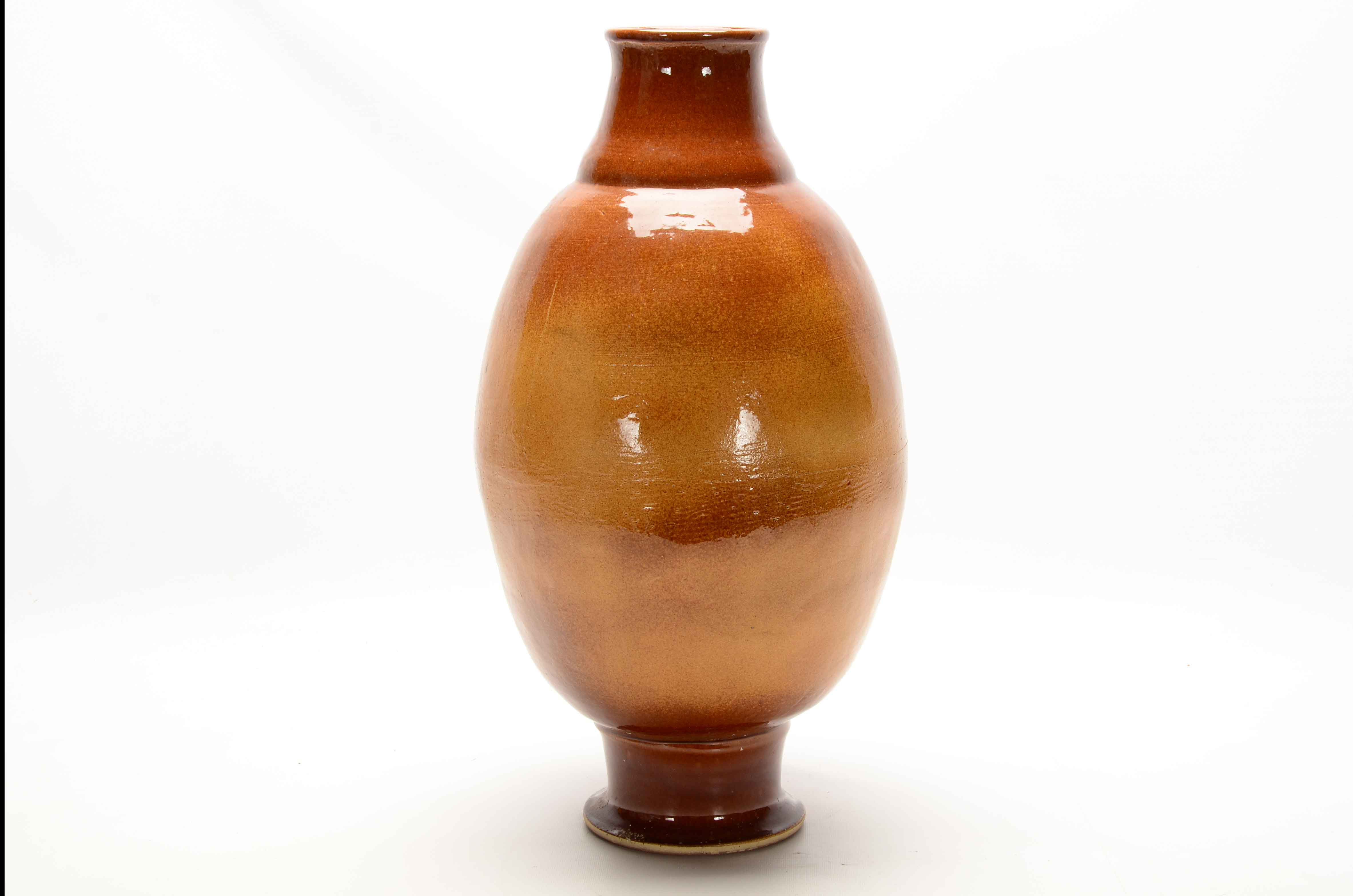 Signed Hand Thrown Art Pottery Vessel