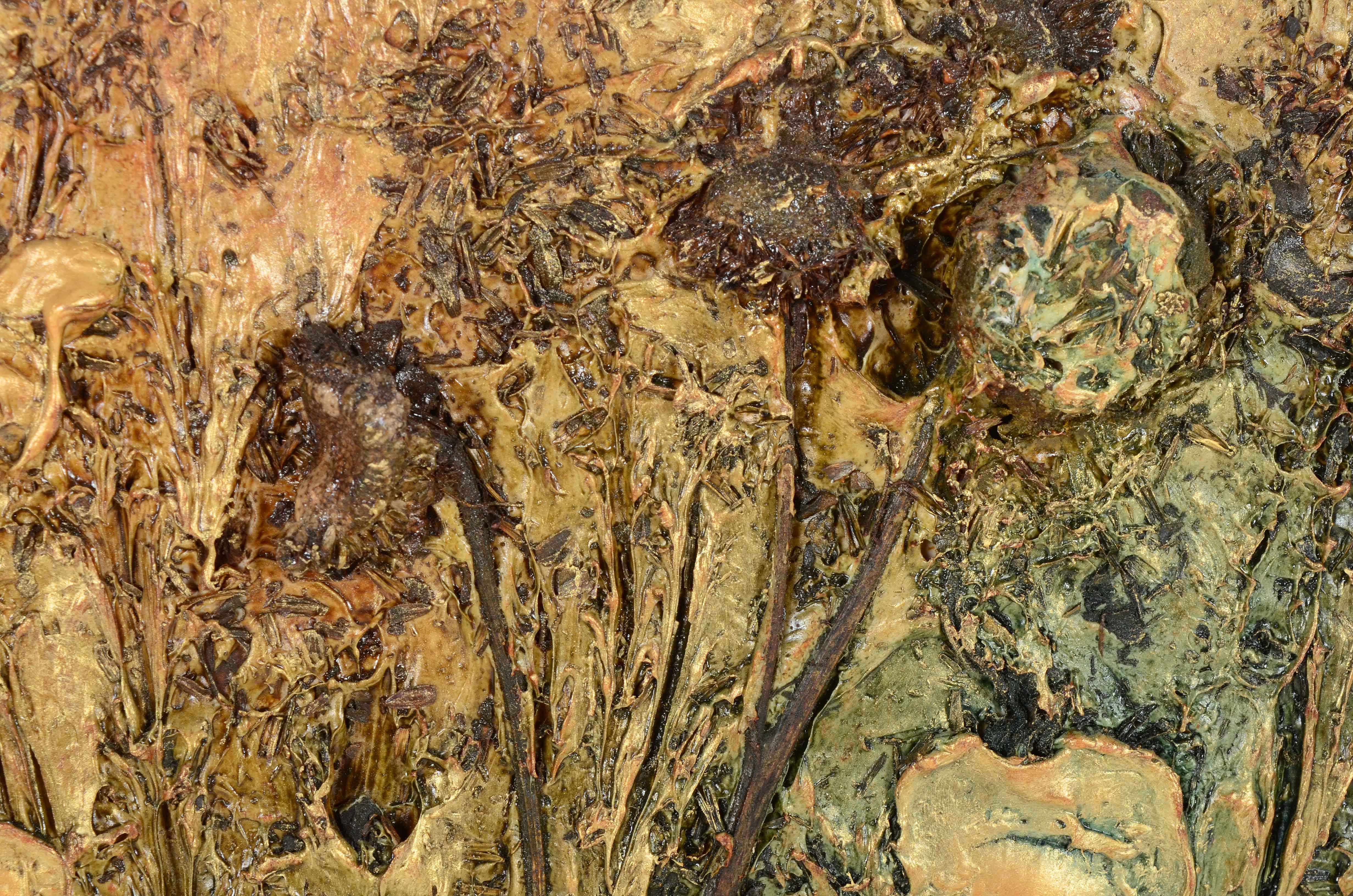 Liz Zorn Original Mixed Media Painting "Homage to the Immortals"