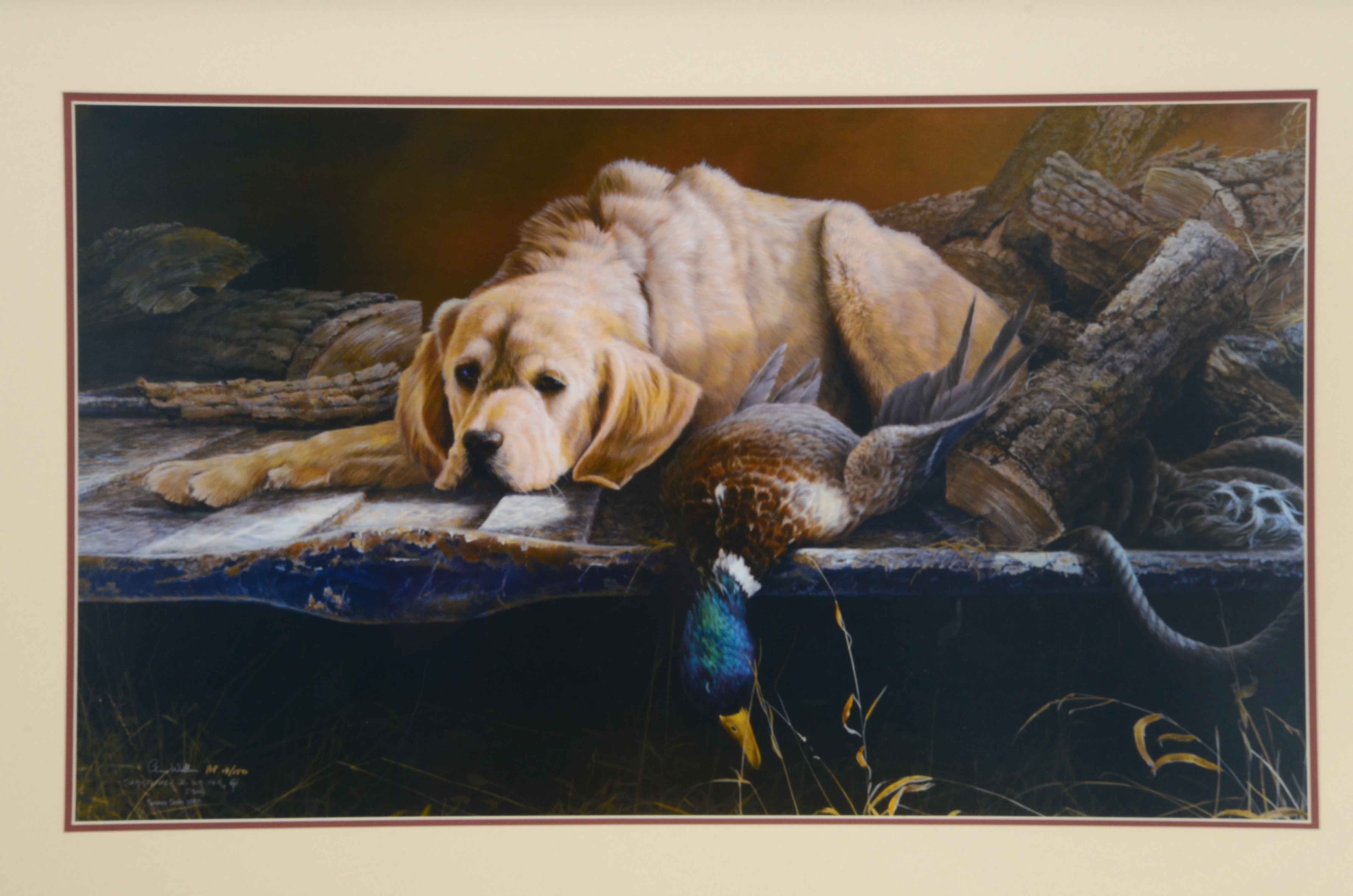 Christopher B. Walden Limited Edition Artist's Proof Offset Lithograph "True Blue"