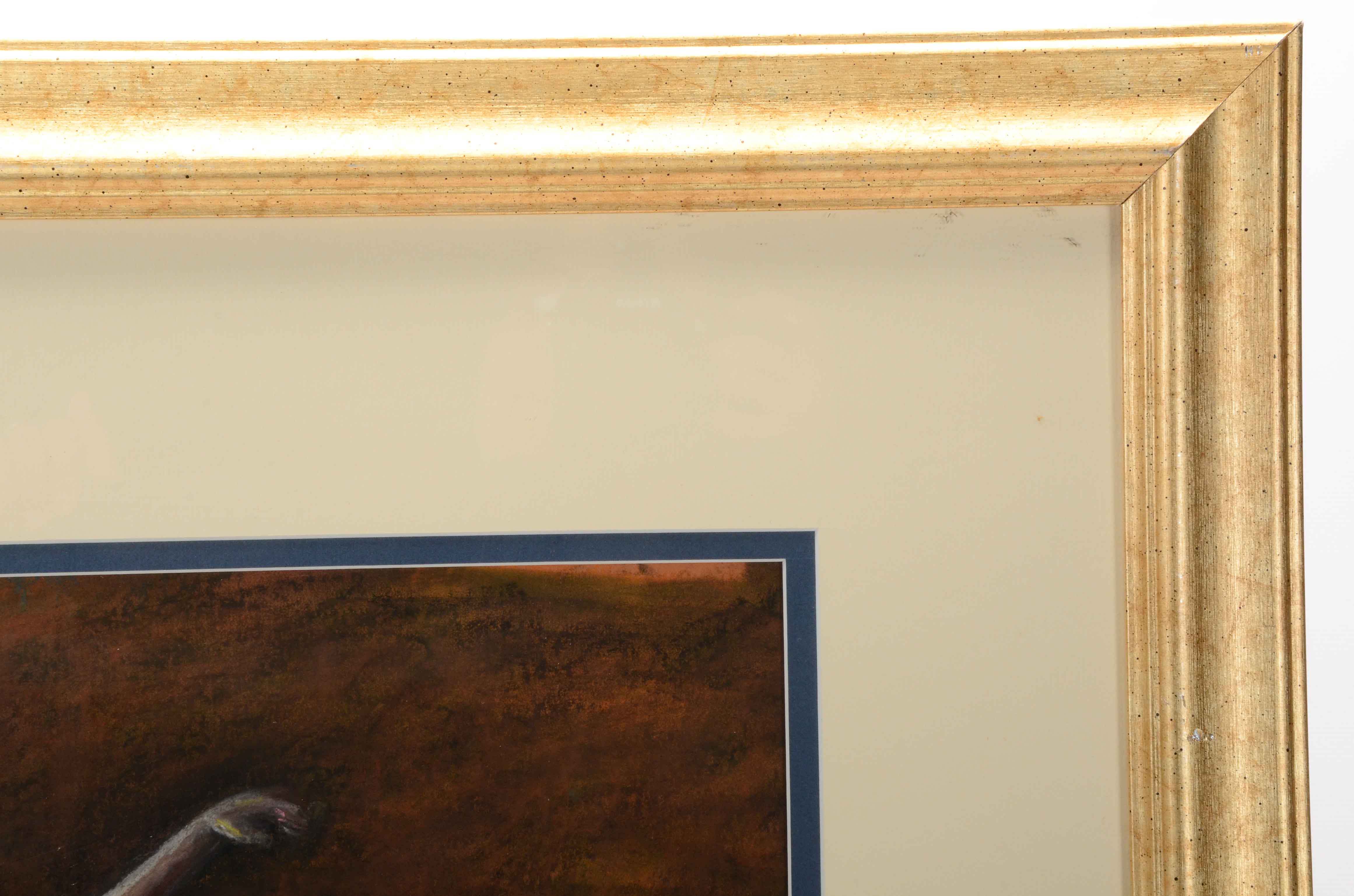 Toni Roark Original Pastel Drawing of Ballerina