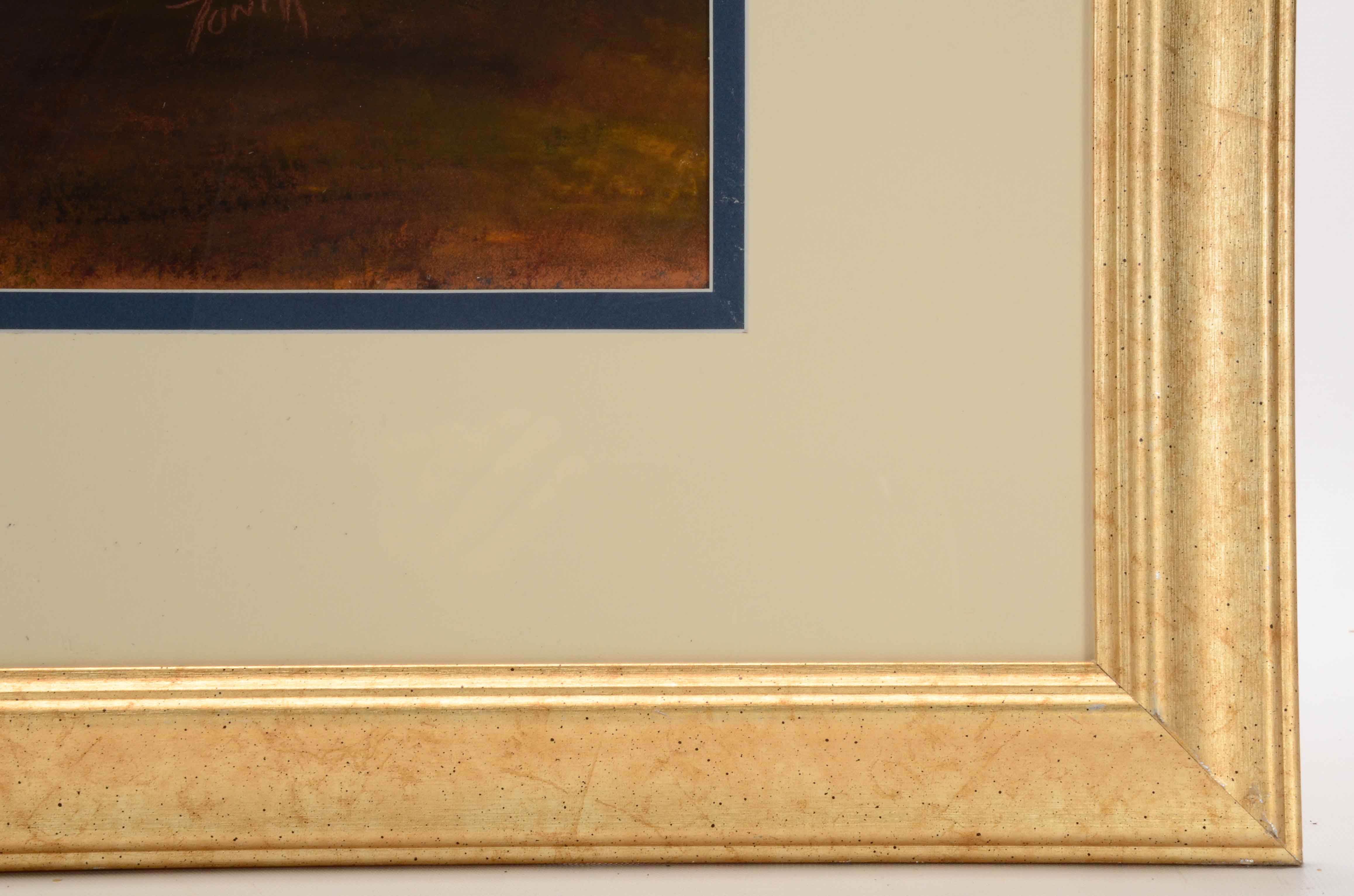 Toni Roark Original Pastel Drawing of Ballerina