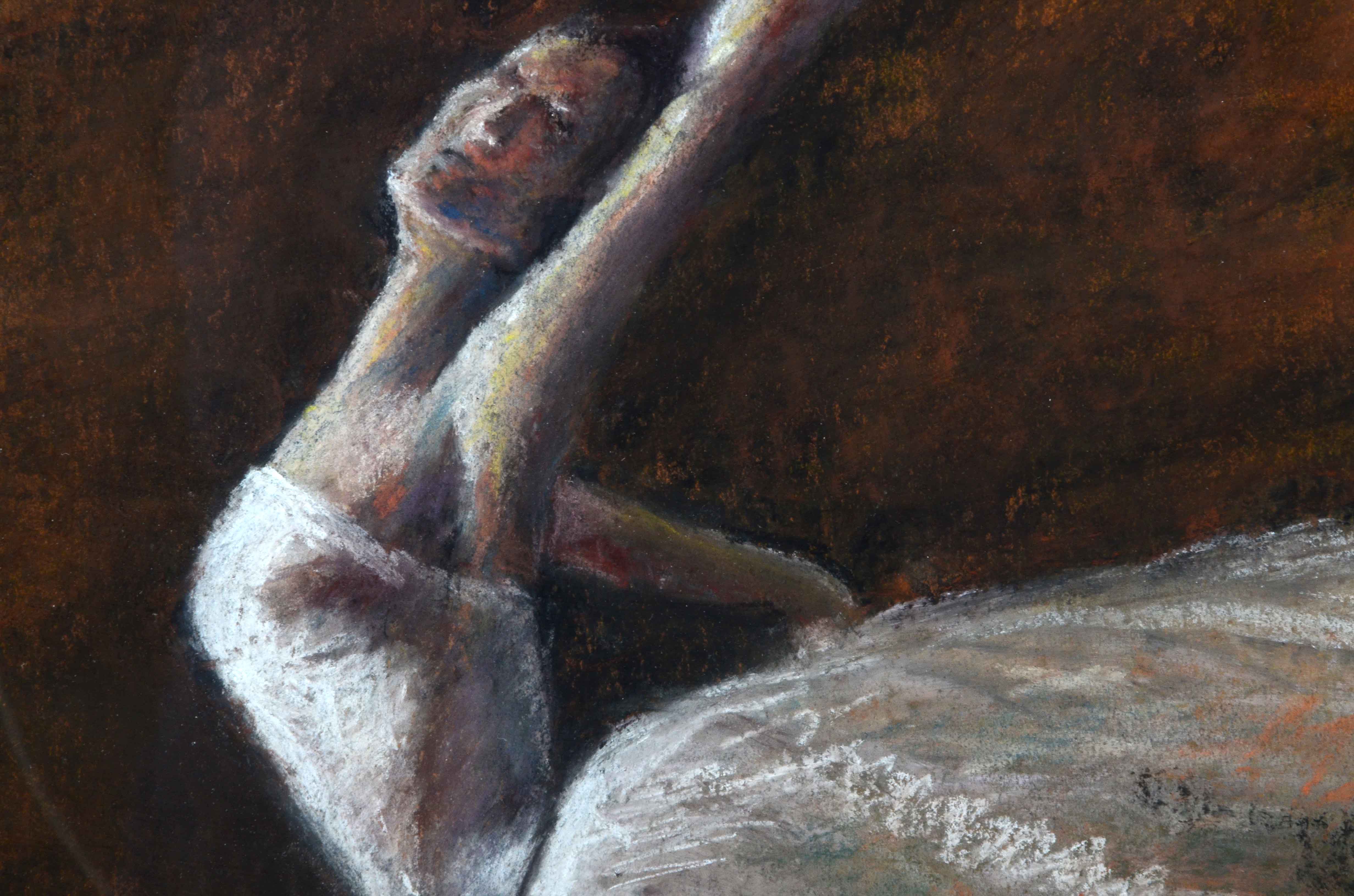 Toni Roark Original Pastel Drawing of Ballerina