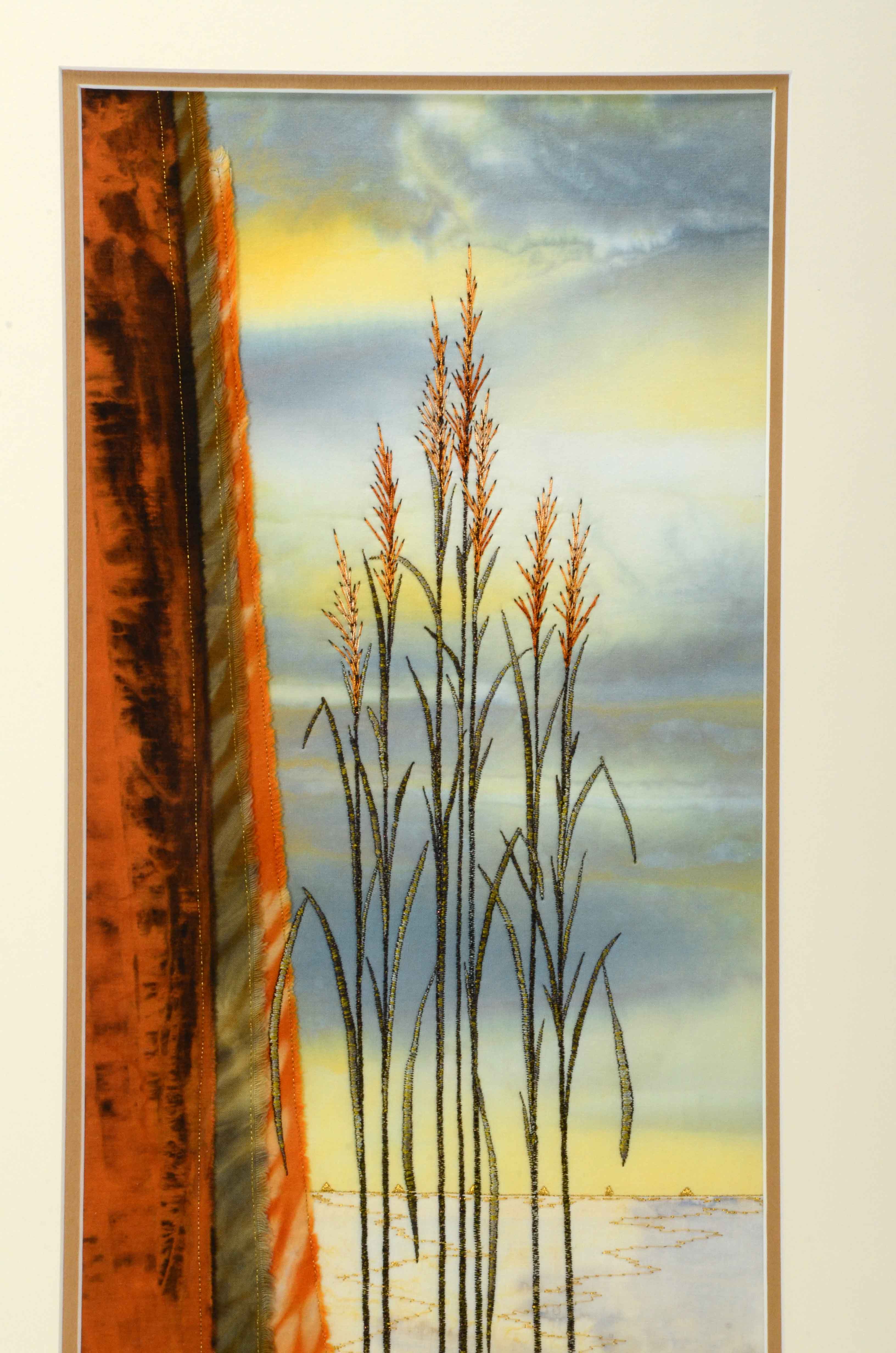 Susan Dell Szajer Original Art Quilt "Morning's Soldiers"