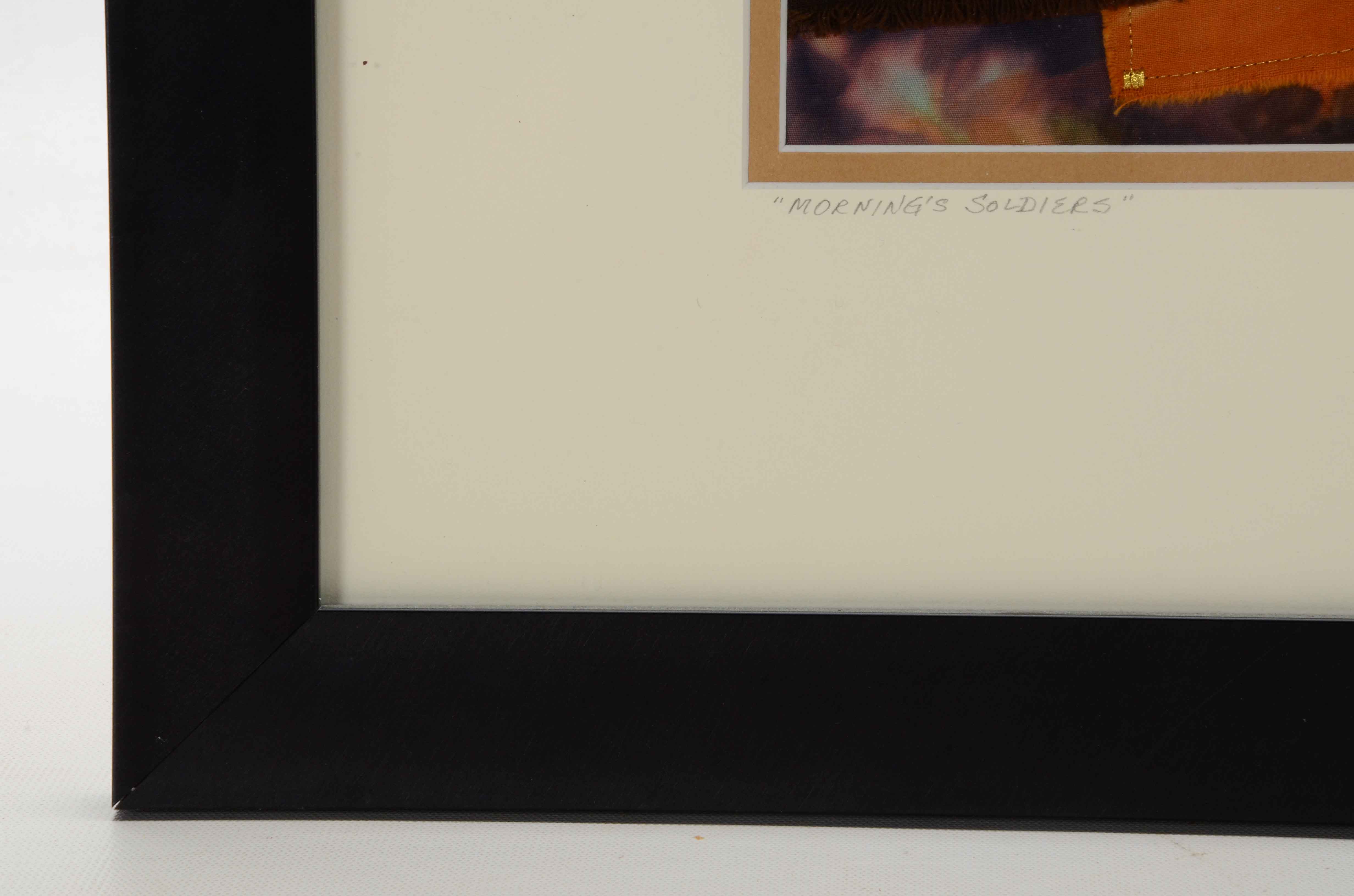 Susan Dell Szajer Original Art Quilt "Morning's Soldiers"