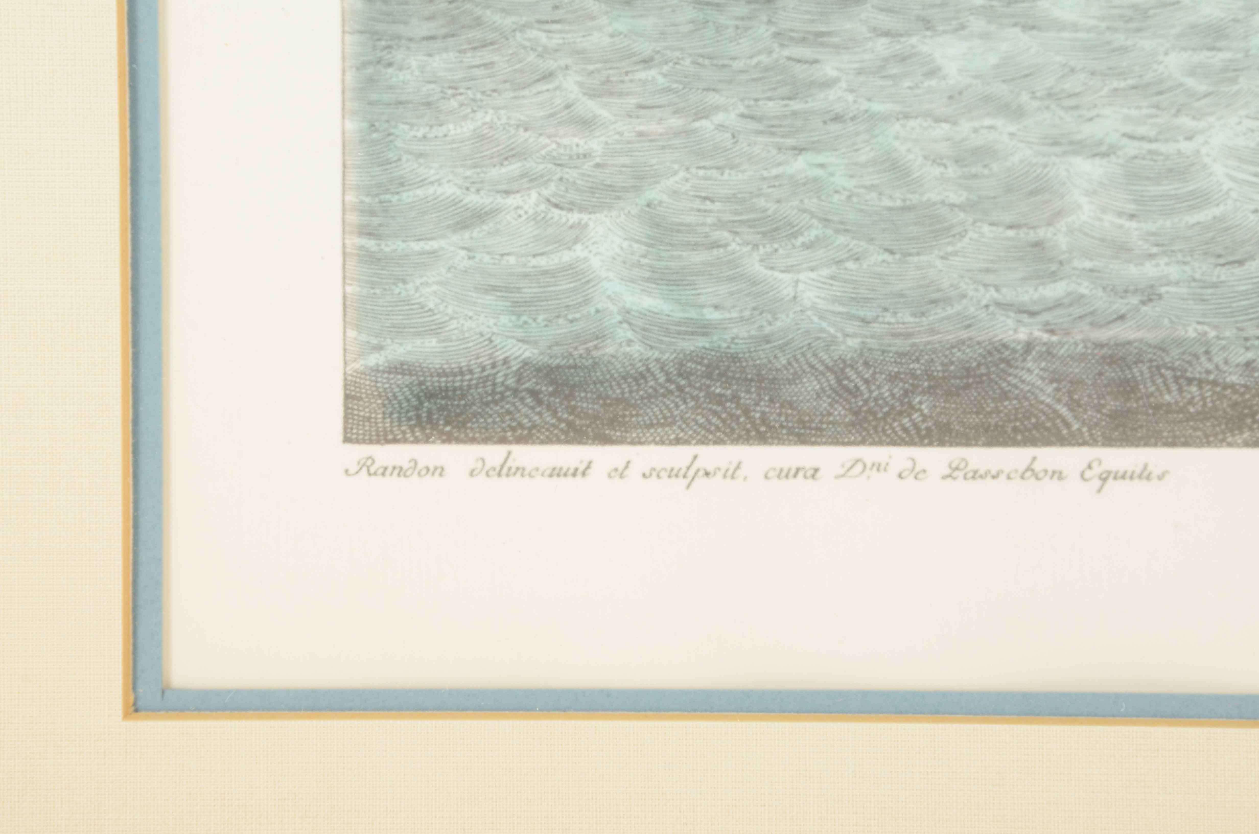 Lithograph Reproduction after Claude Randon "Galeasse a la Voile"