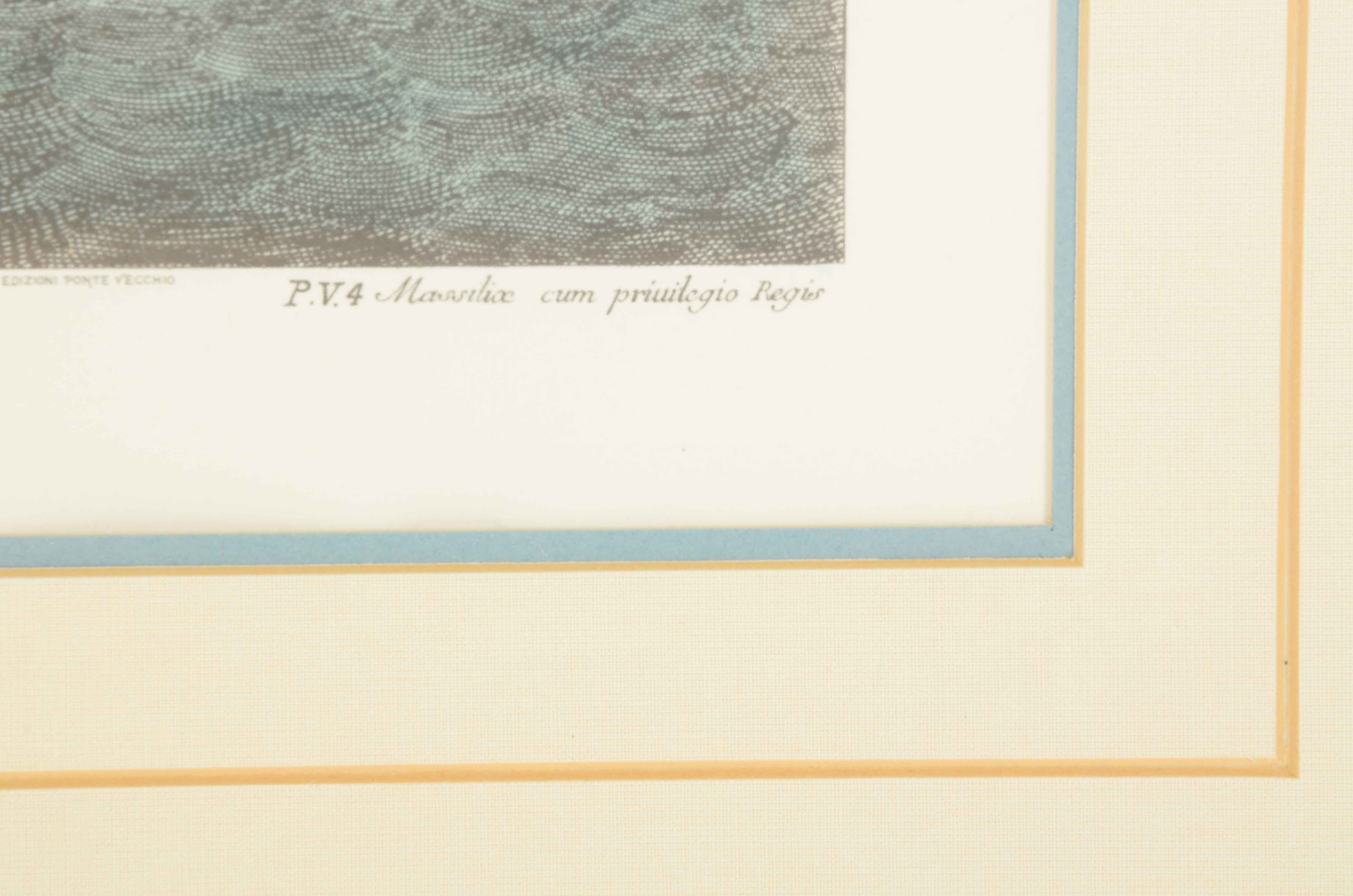 Lithograph Reproduction after Claude Randon "Galeasse a la Voile"