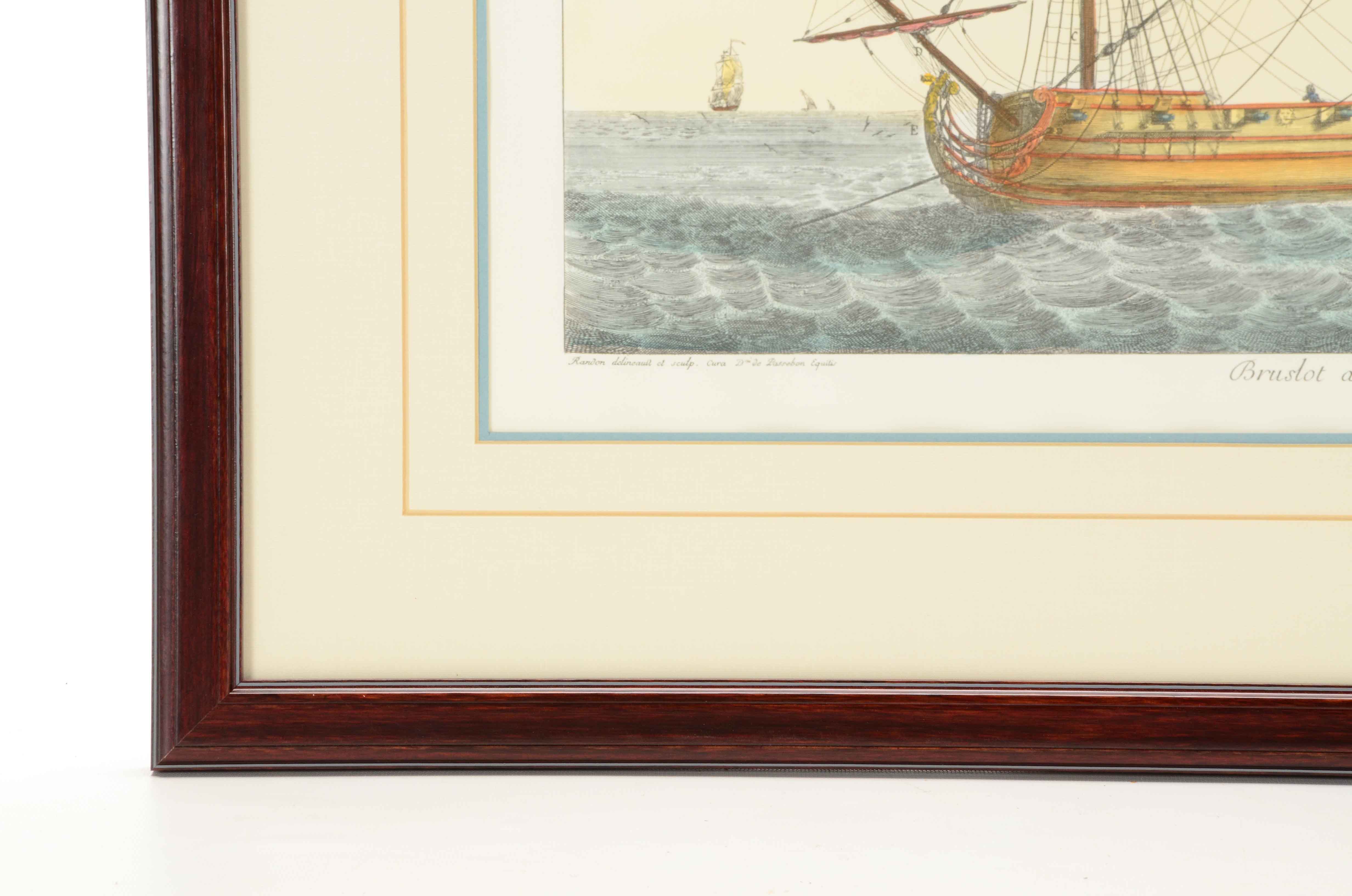 Lithograph Reproduction after Claude Randon "Bruslot a la Fonde"