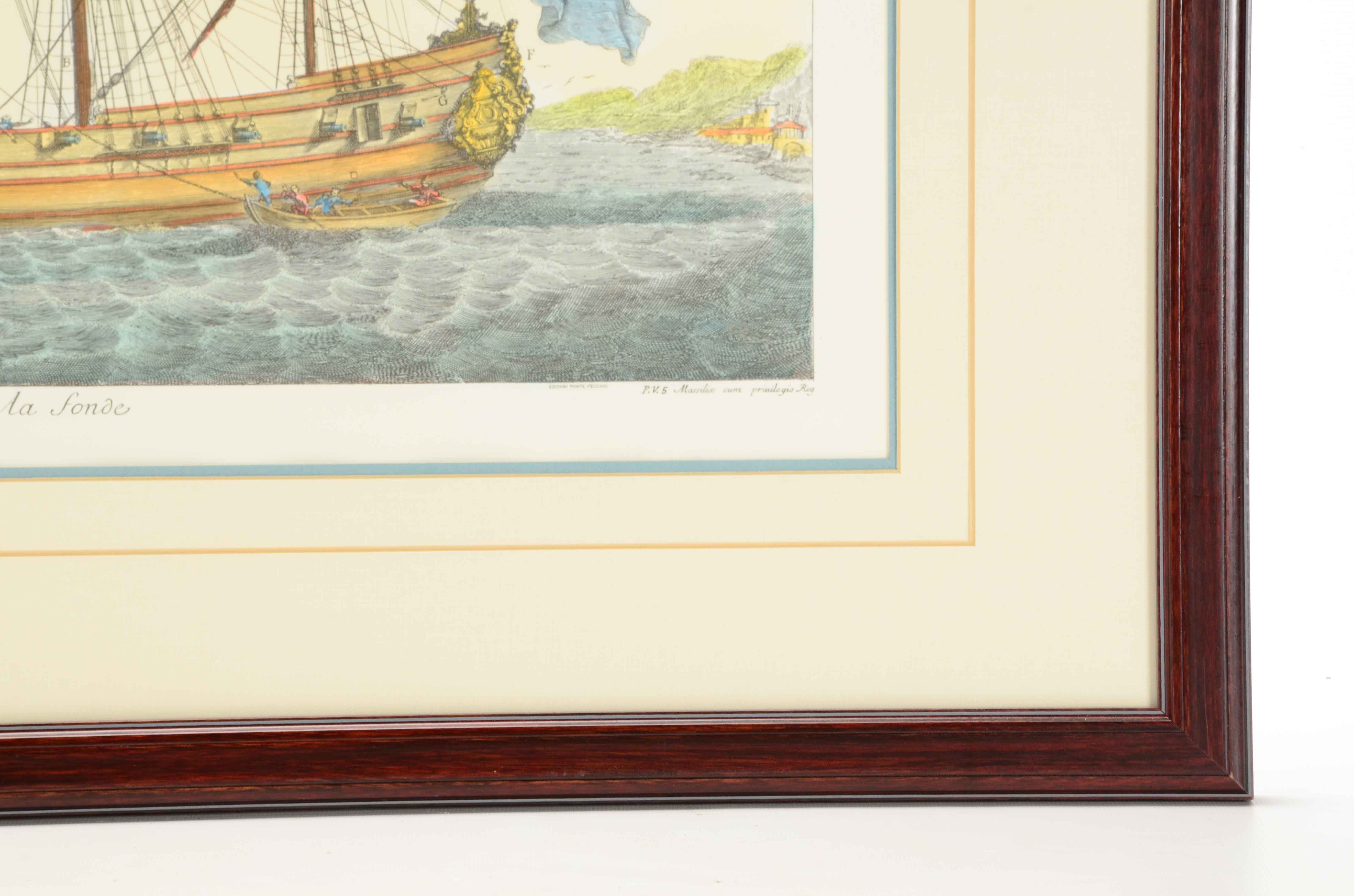 Lithograph Reproduction after Claude Randon "Bruslot a la Fonde"