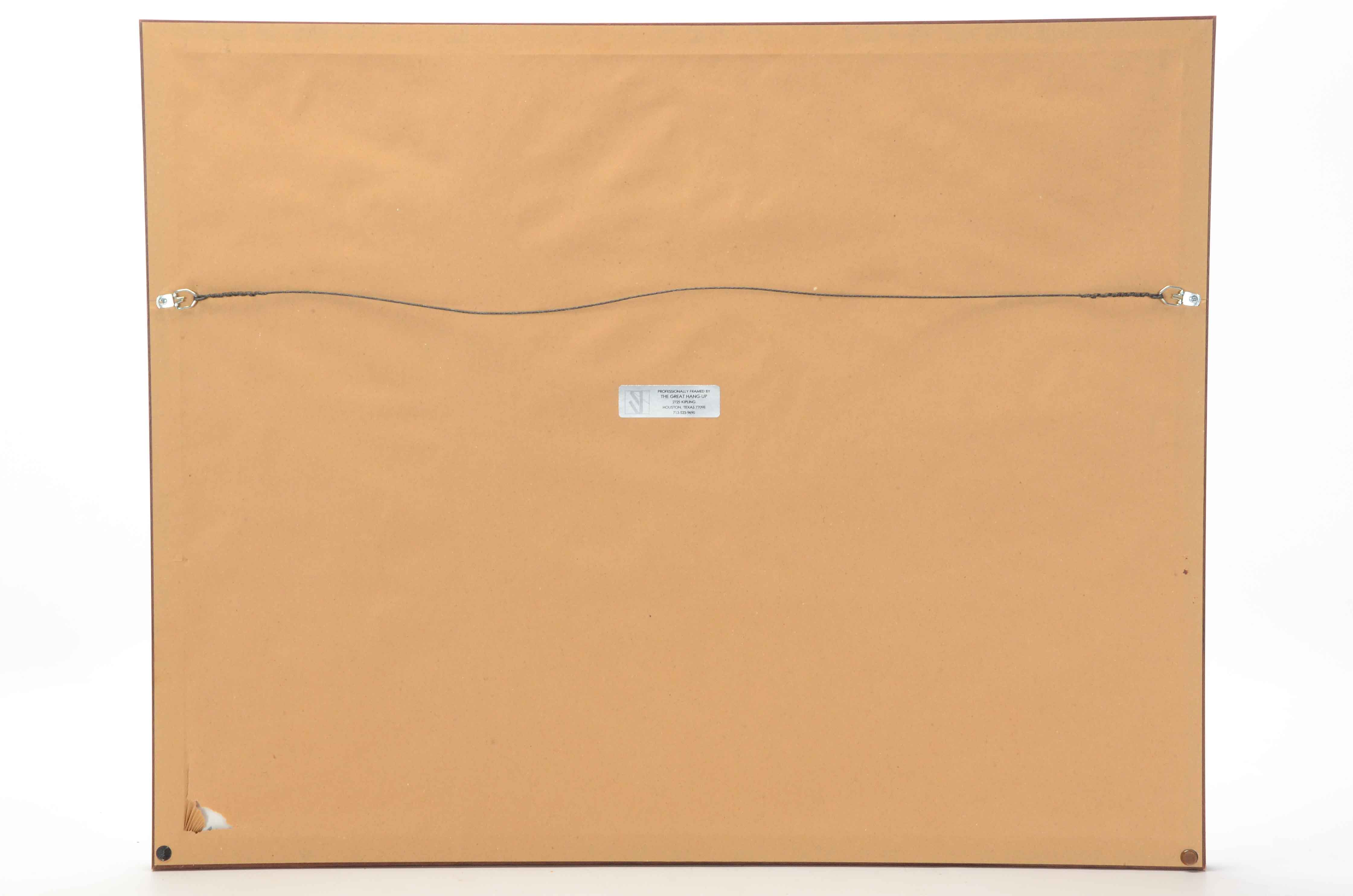 Lithograph Reproduction after Claude Randon "Bruslot a la Fonde"