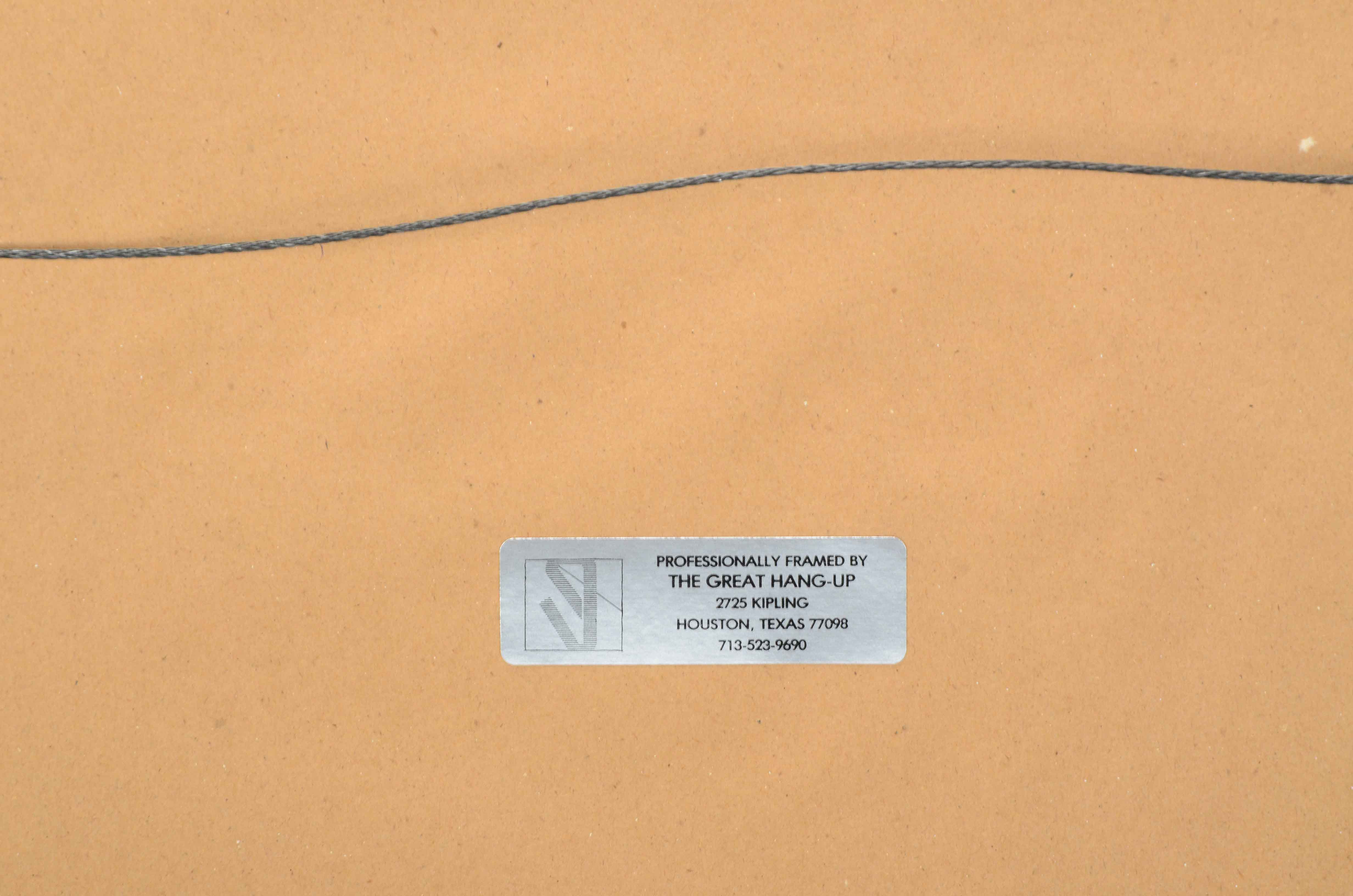 Lithograph Reproduction after Claude Randon "Bruslot a la Fonde"