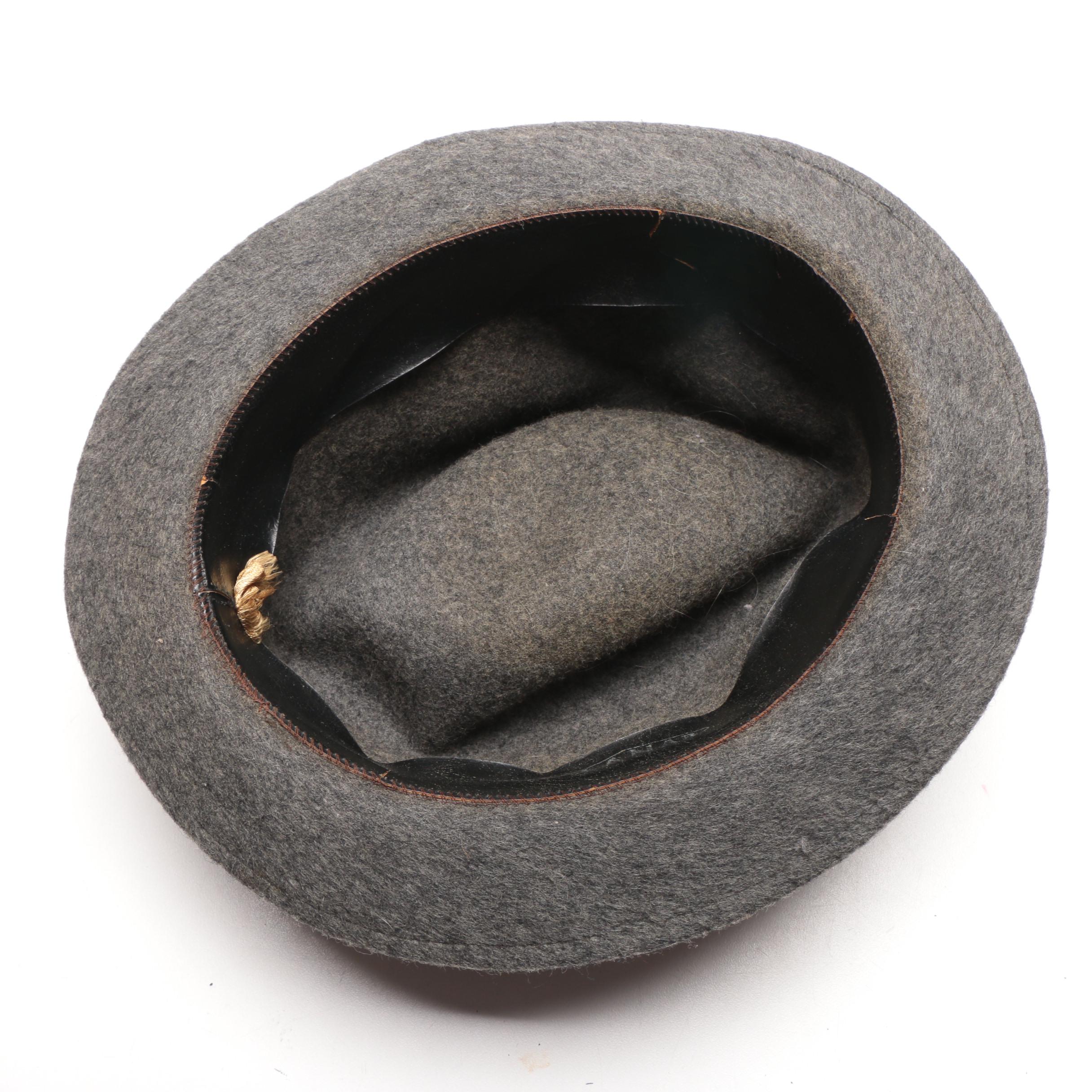 Felted Fedoras and Tyrolean Hats Including Stetson