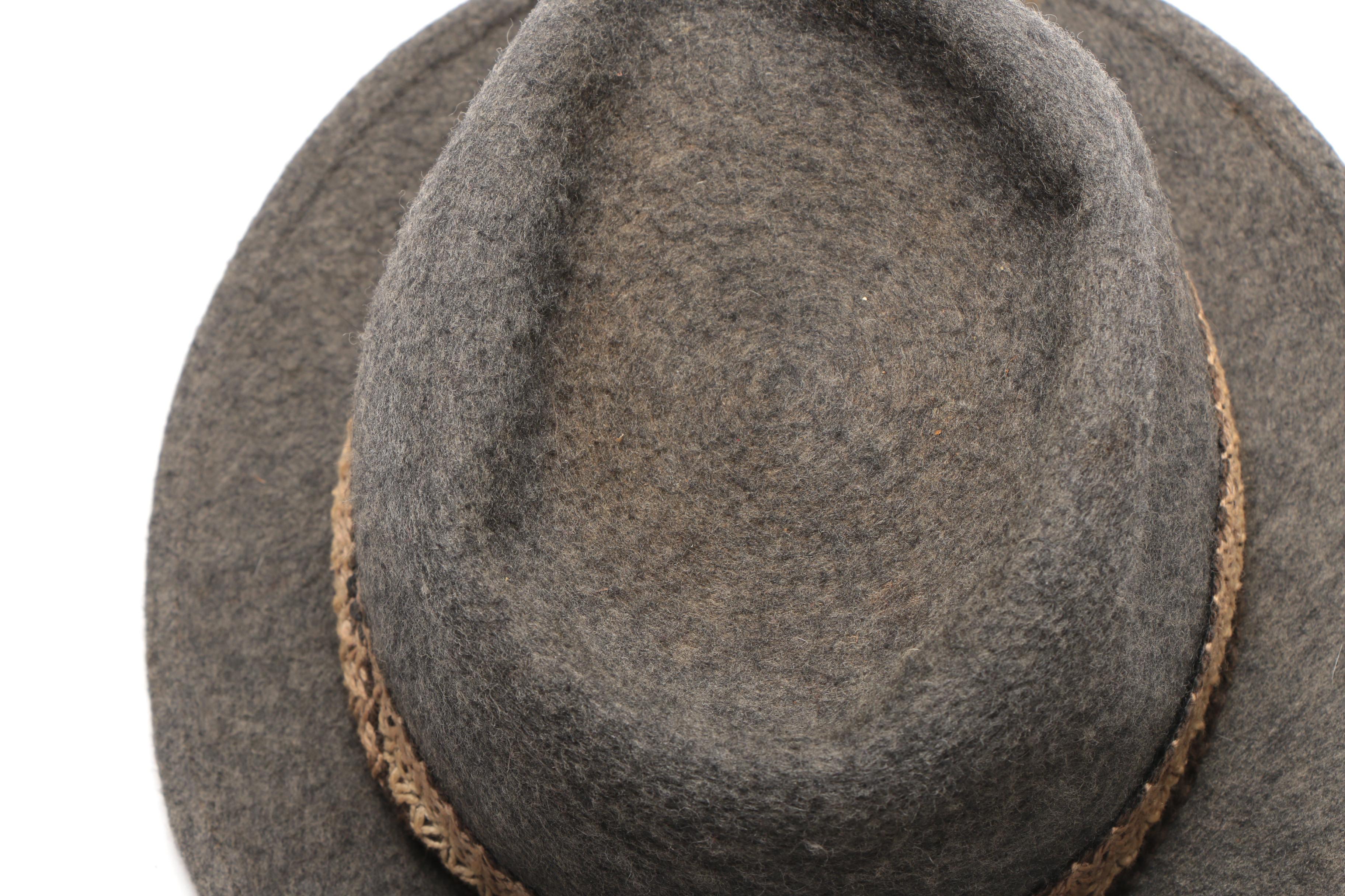 Felted Fedoras and Tyrolean Hats Including Stetson