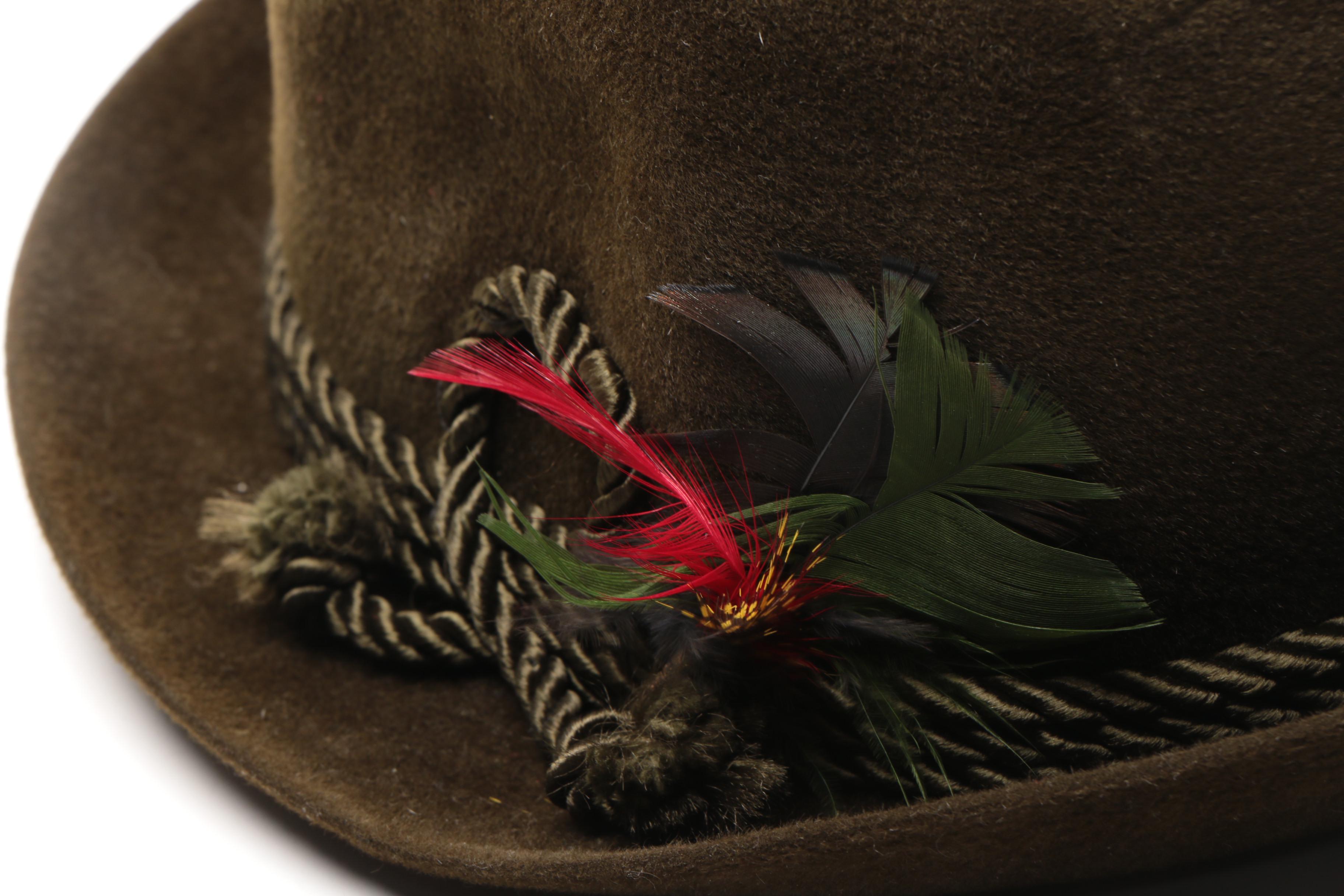 Felted Fedoras and Tyrolean Hats Including Stetson