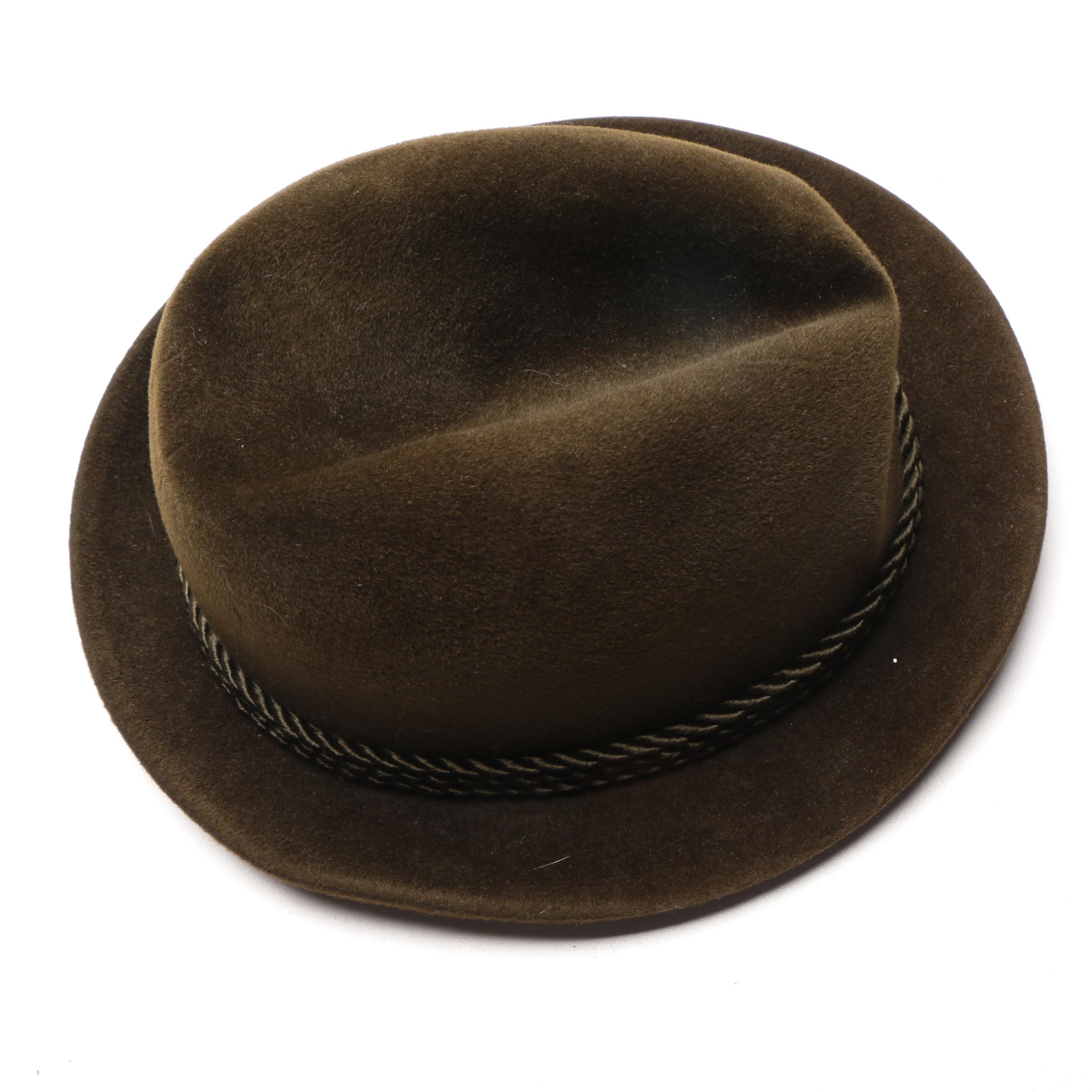 Felted Fedoras and Tyrolean Hats Including Stetson