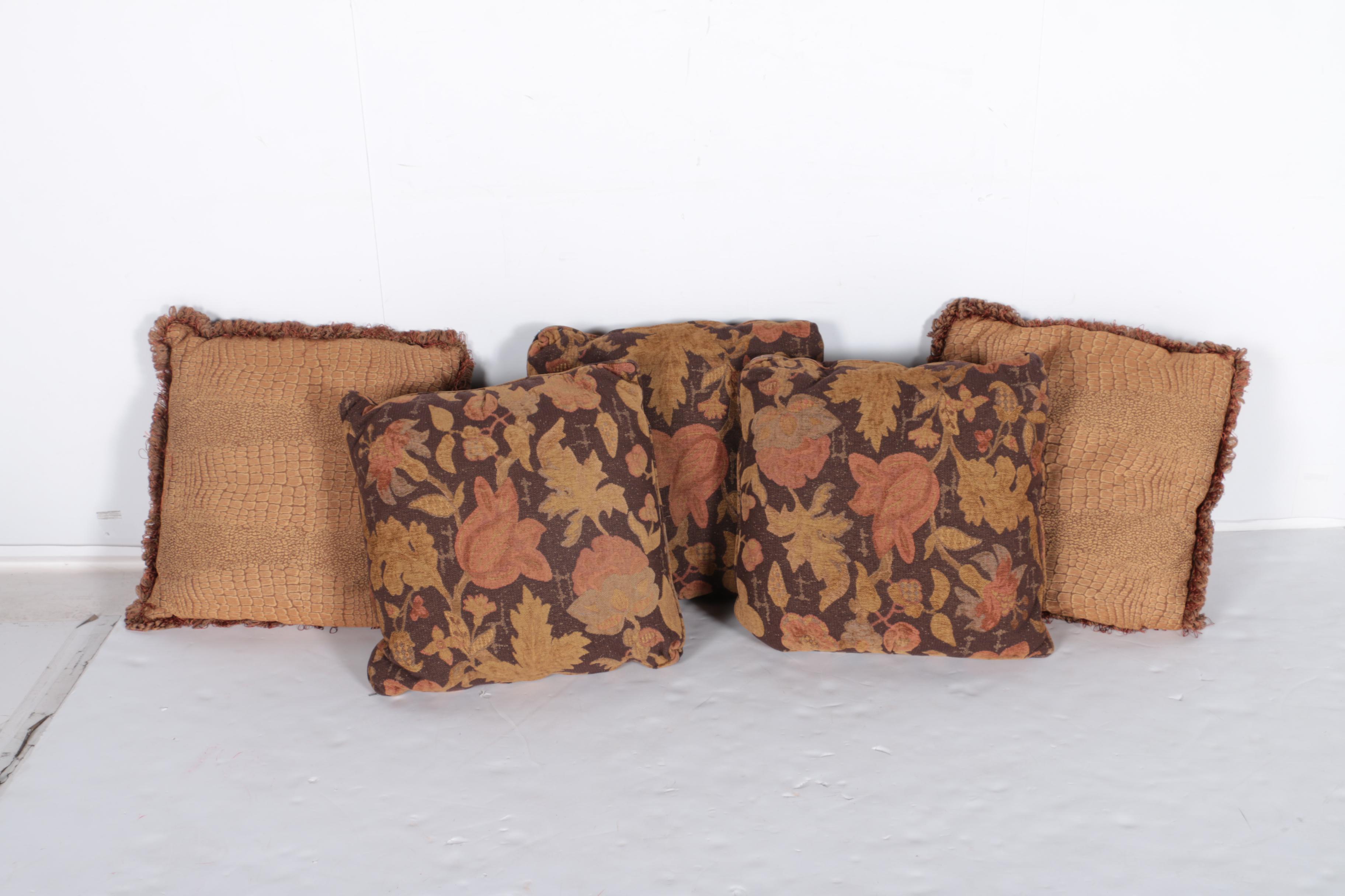 Set of Accent Tapestry Pillows