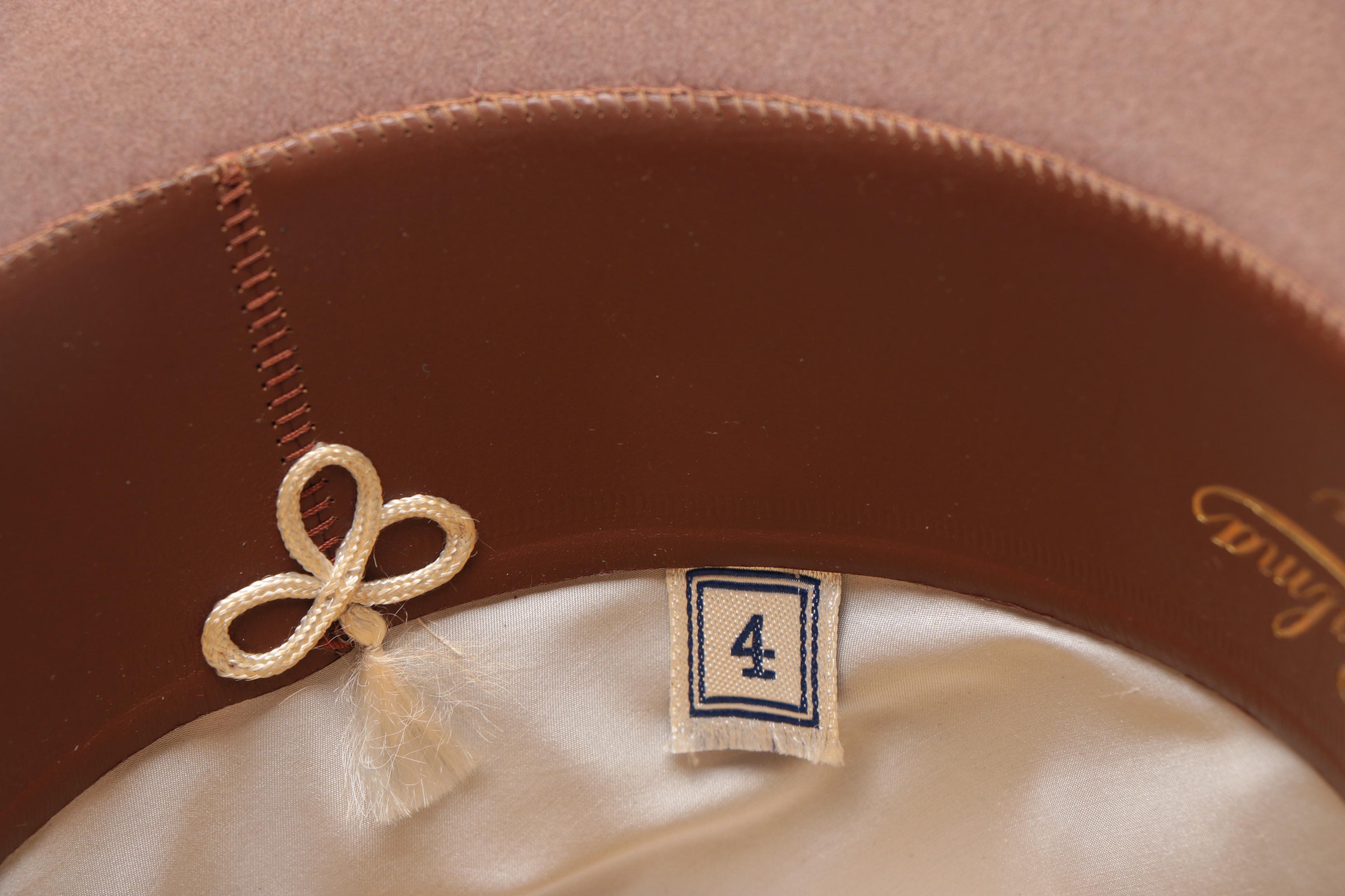 Borsalino Brown Felted Nutria Hat