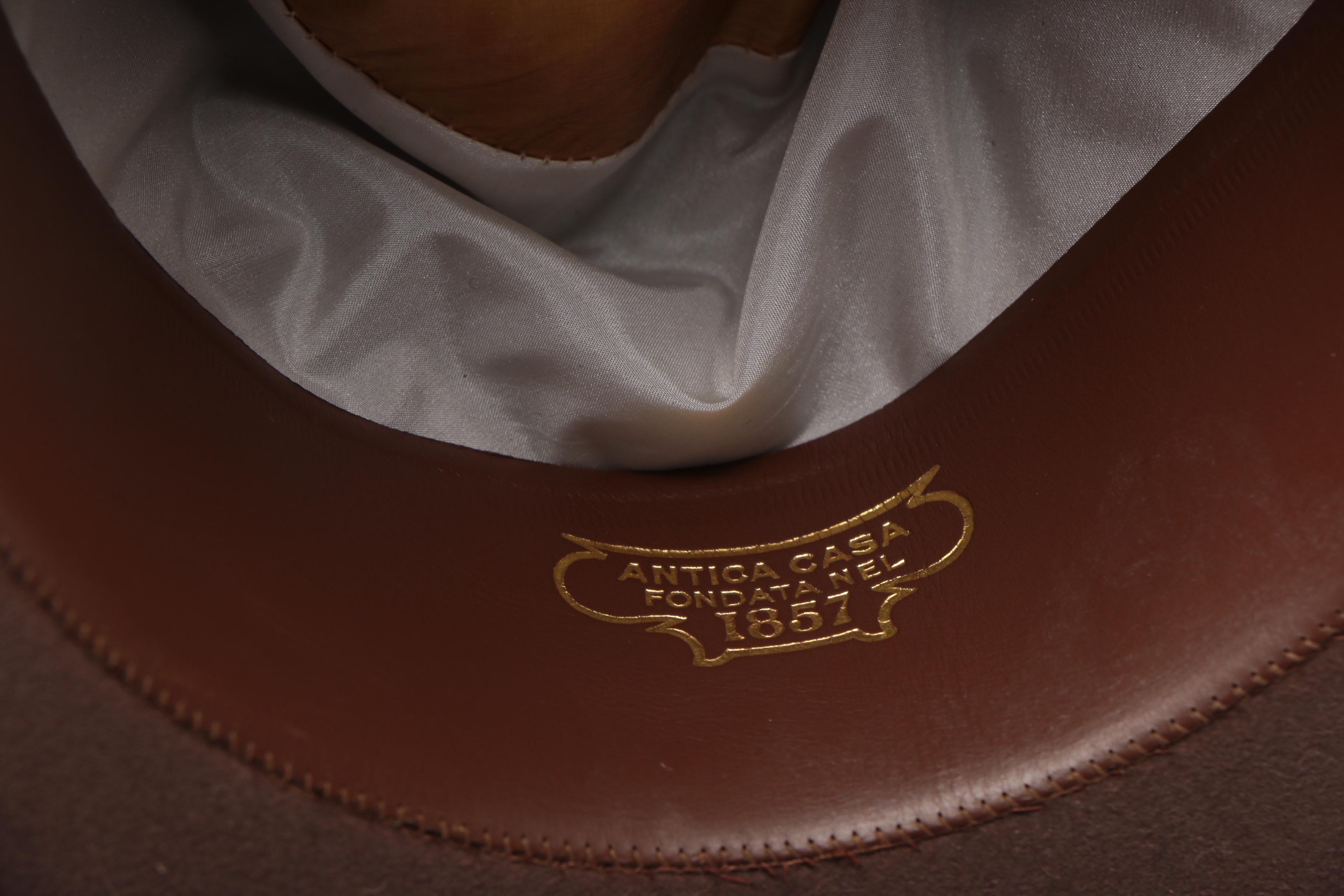 Borsalino Brown Felted Nutria Hat