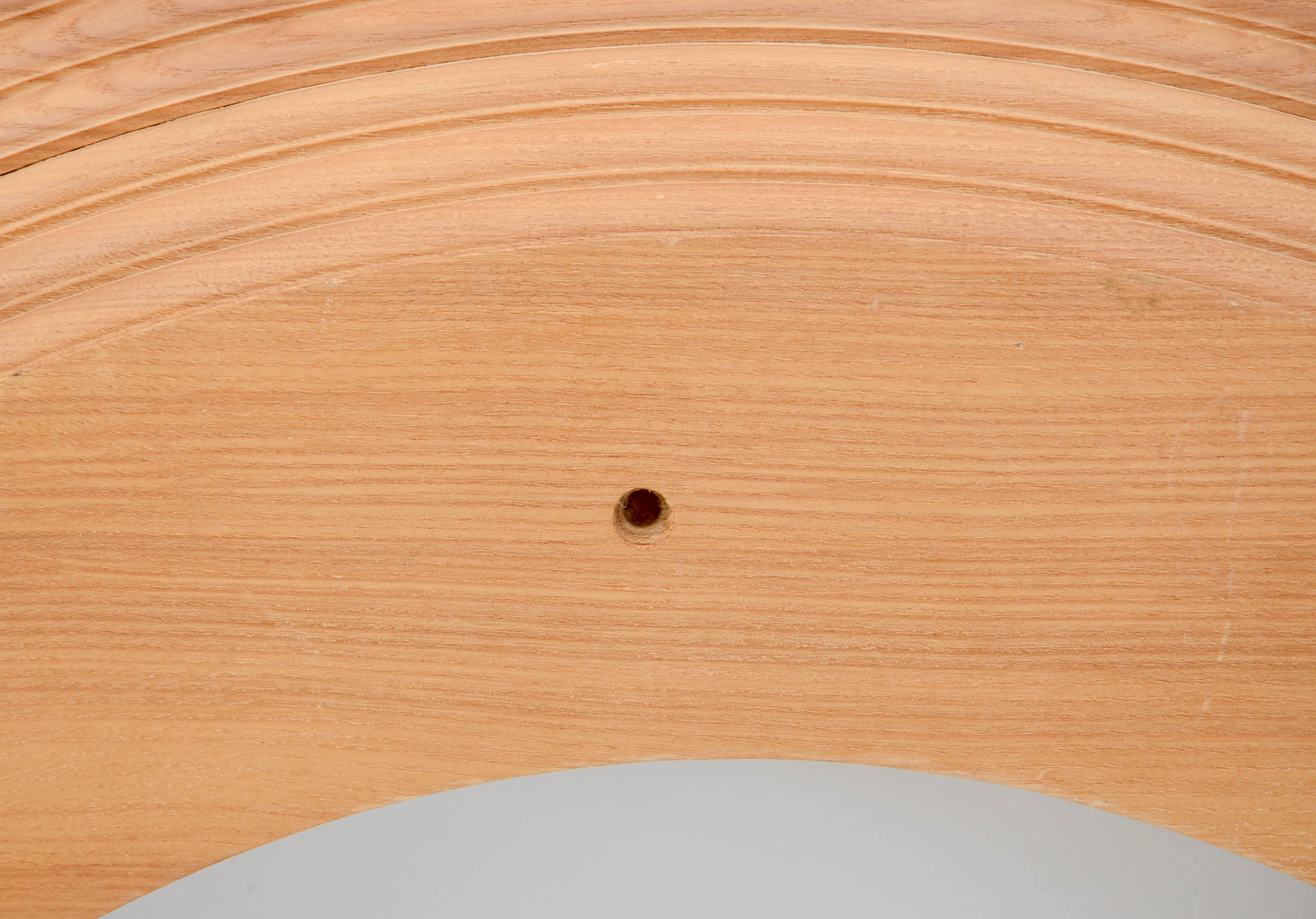 Deeply Carved Wooden Oval Frame