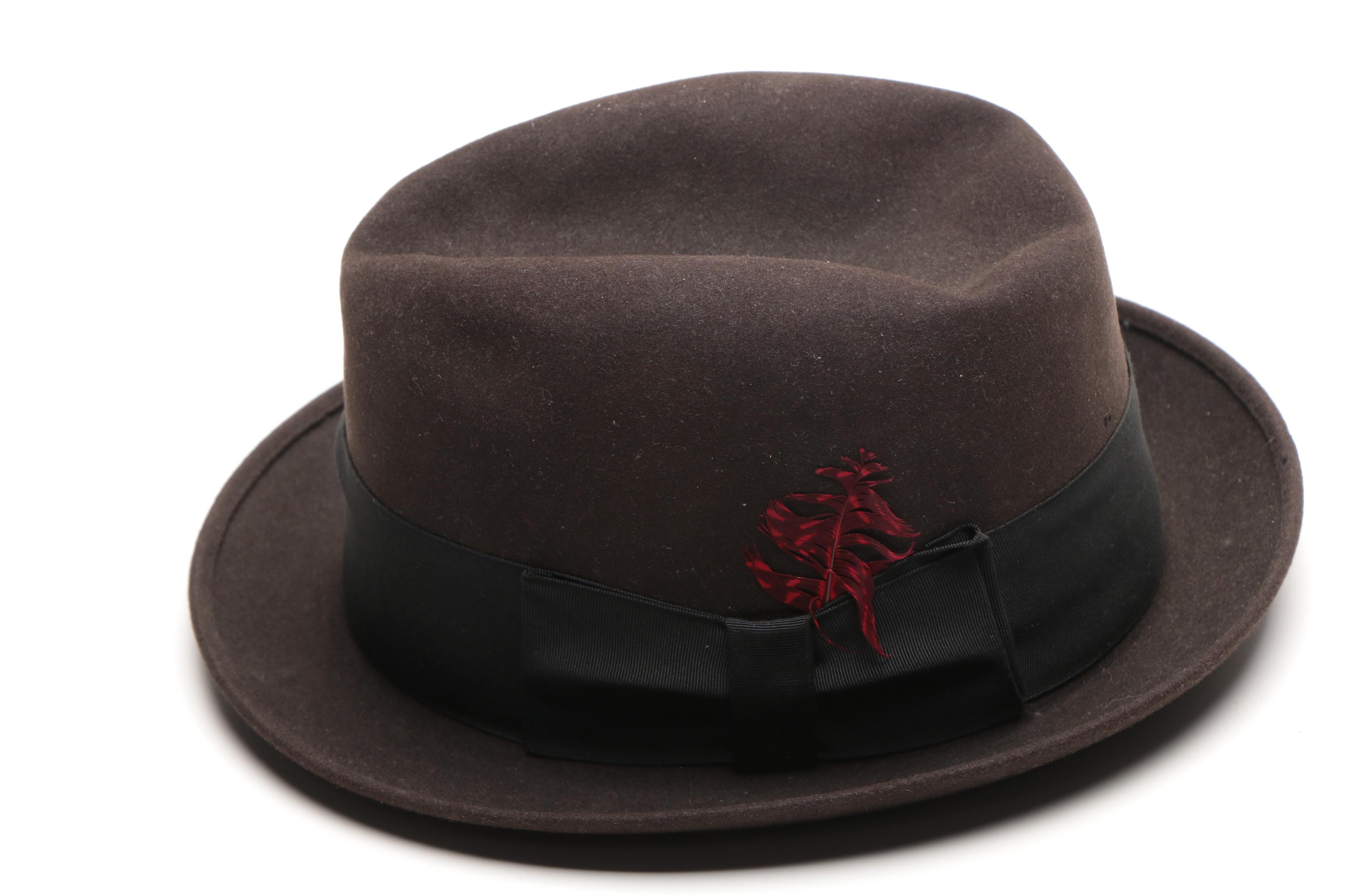 Assorted Black Fedoras
